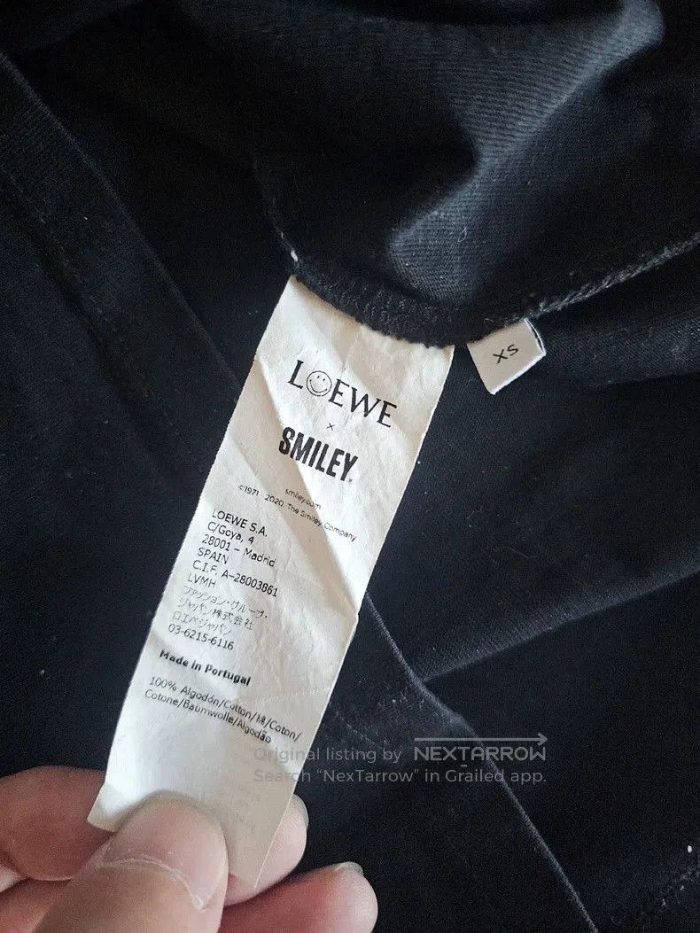 Loewe Loewe Smiley Face Short Sleeve T. Size US XS / EU 42 / 0 - 5 Thumbnail