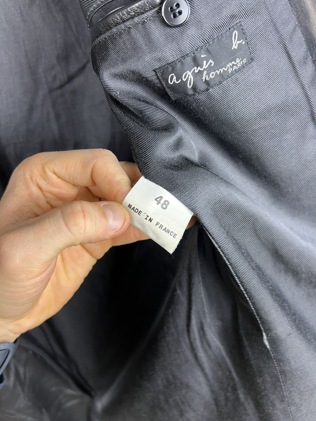agnes b. Agnes b. genuine lamb leather avant garde blazer jacket Size US M / EU 48-50 / 2 - 20 Thumbnail