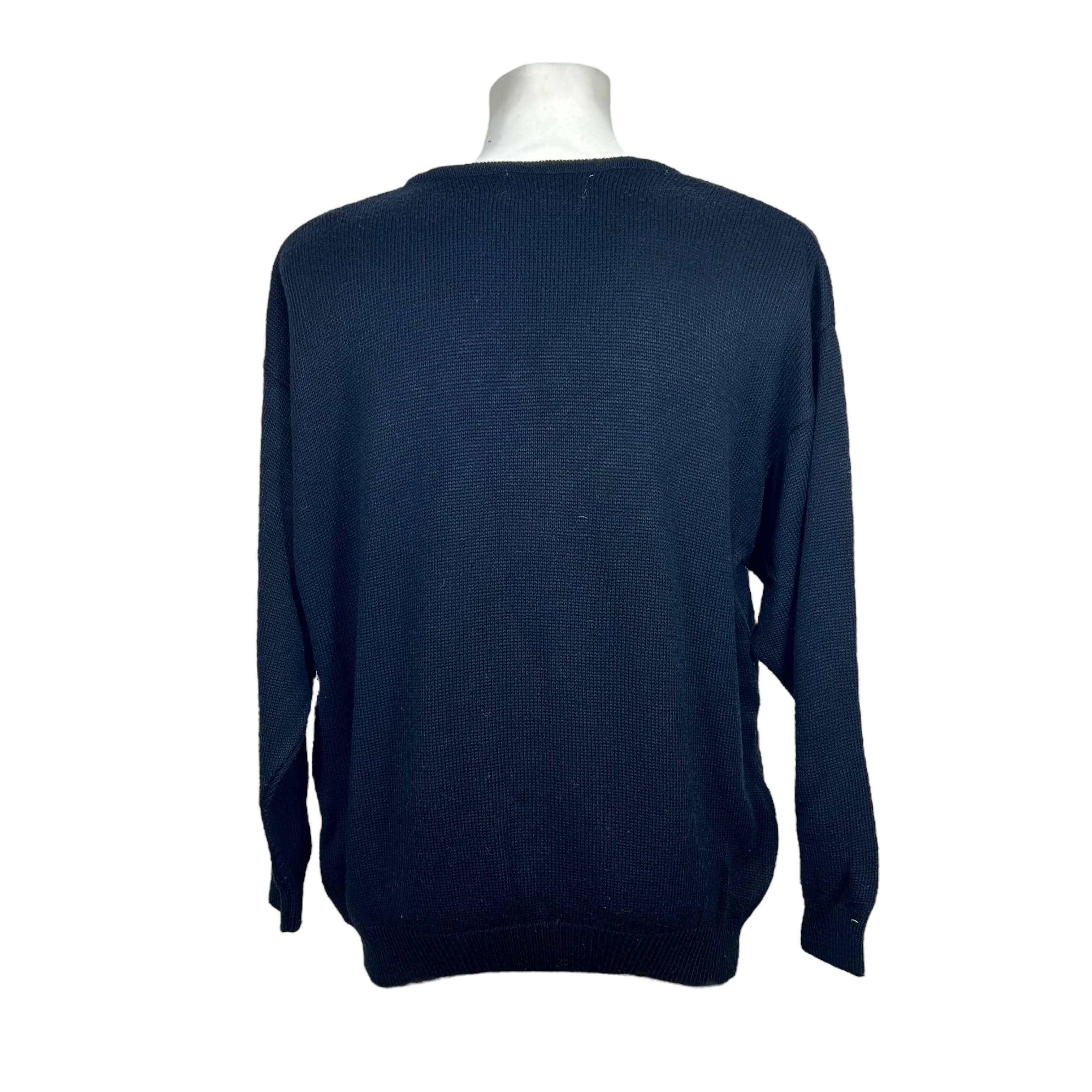 Pringle Of Scotland Pringle Of Scotland Blue Argyle Pullover Knit Sweater XL Size US XL / EU 56 / 4 - 2 Thumbnail