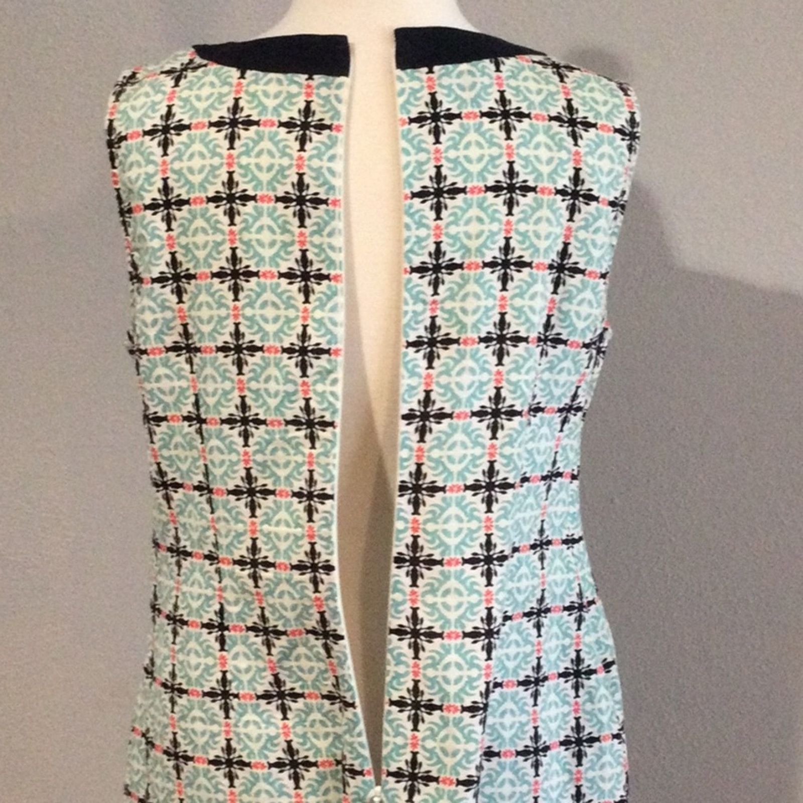 Other Talbots Blue/floral Zipper Back Side Pockets Dress Size 10 Size L / US 10 / IT 46 - 11 Thumbnail