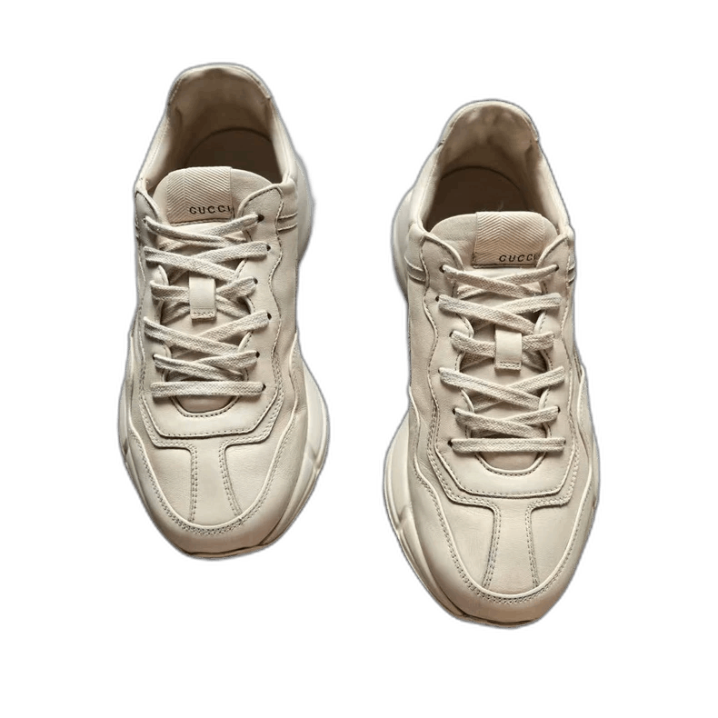 Gucci GUCCI Rhyton Dad Sneakers in Ivory White-2506 Size US 6.5 / EU 39-40 - 1 Thumbnail