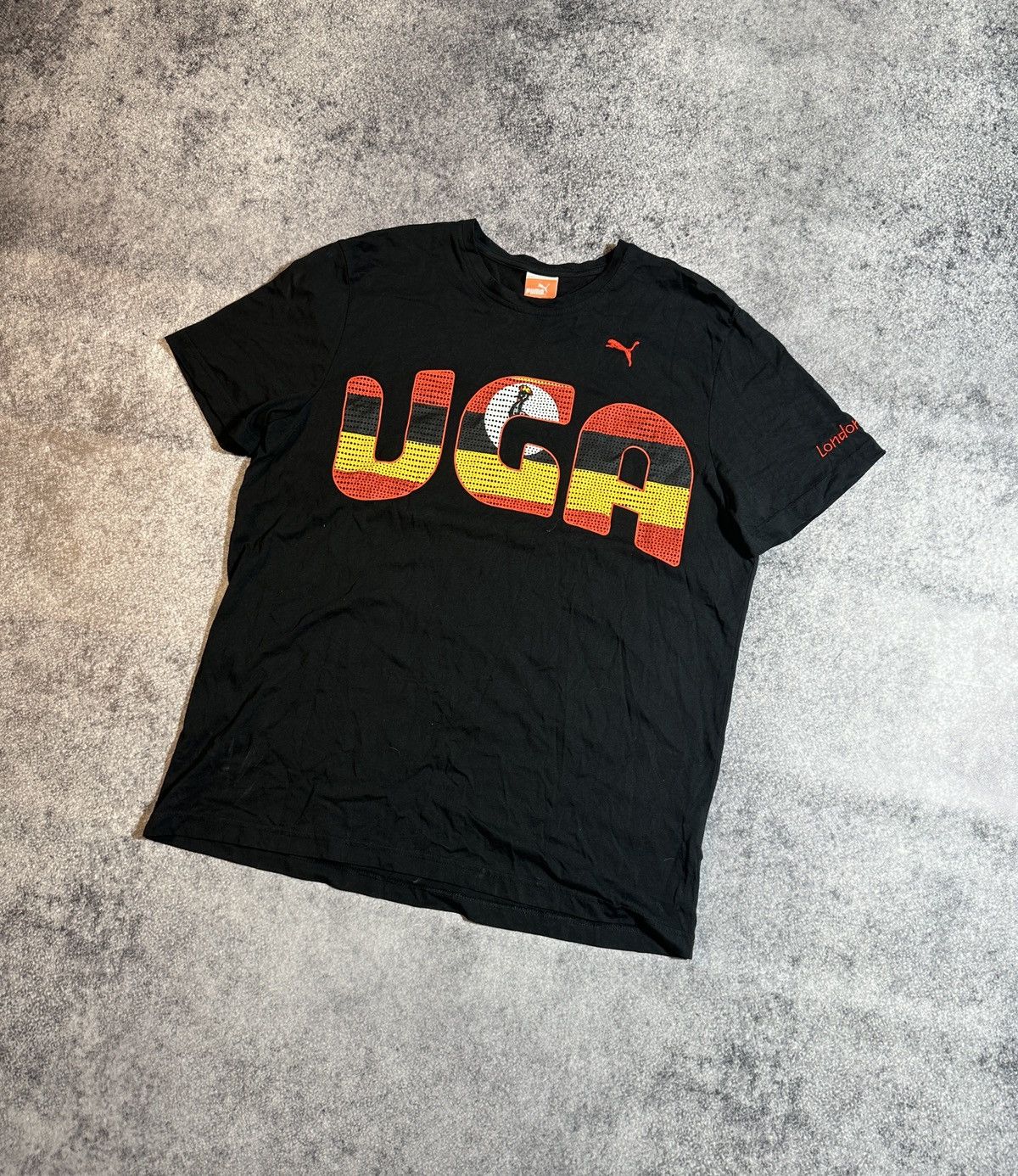 Puma × Vintage Vintage Puma Uganda Soccer Jersey T-shirt Streetwear Rare XL Size US XL / EU 56 / 4 - 1 Thumbnail