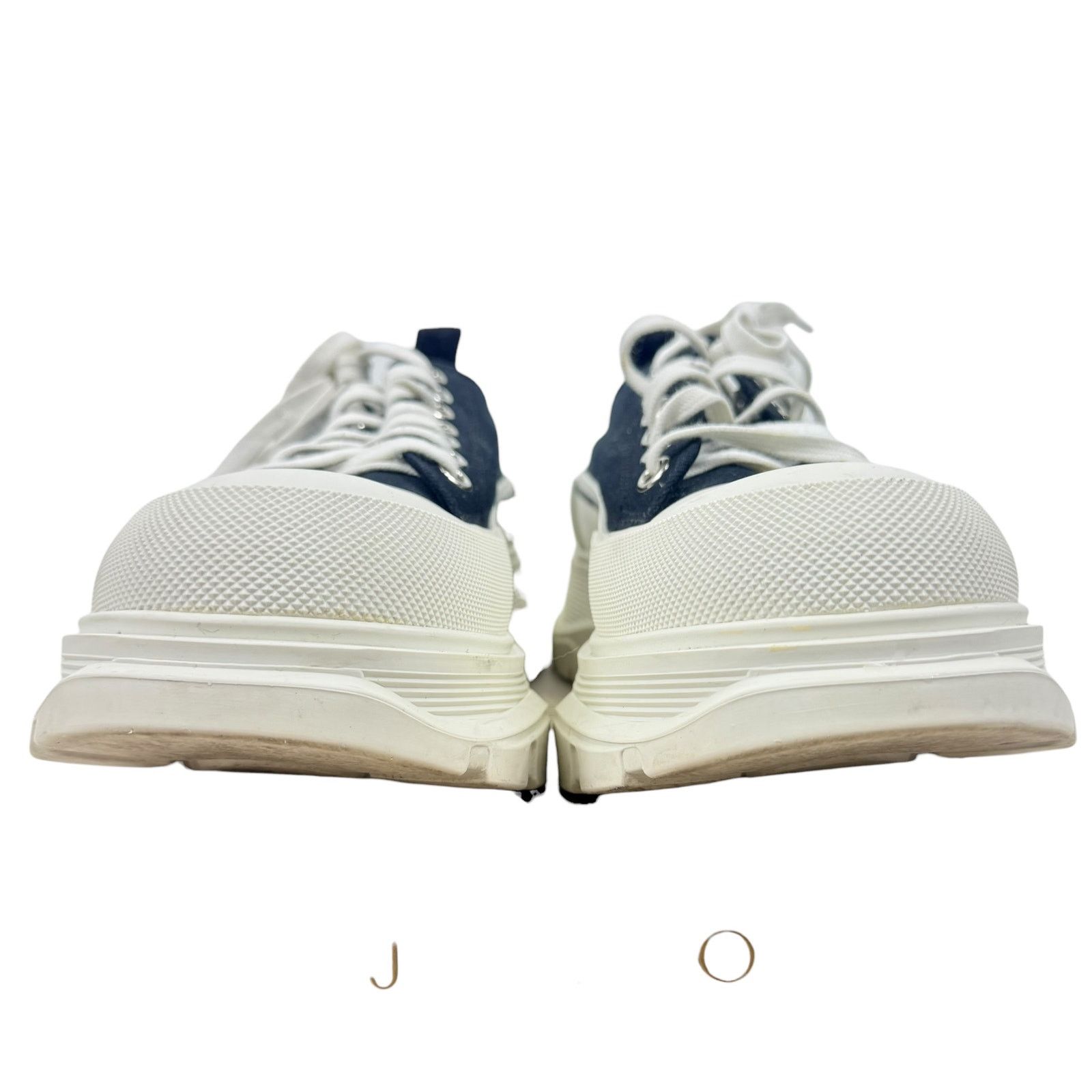 Alexander McQueen Alexander Mcqueen Tread Slick Low Top Sneakers Navy Size 44 Size US 11 / EU 44 - 4 Thumbnail