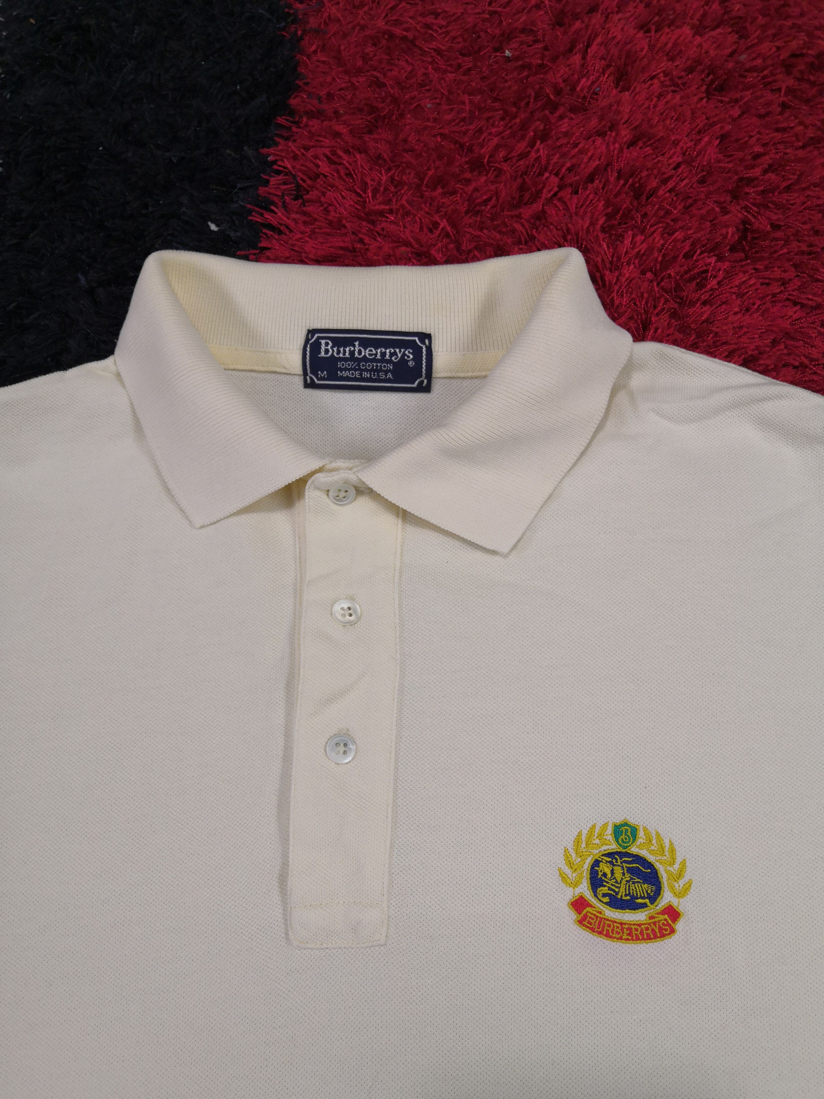 Burberry Vintage Burberrys T Shirt Burberry Polos Tee Size US M / EU 48-50 / 2 - 3 Thumbnail