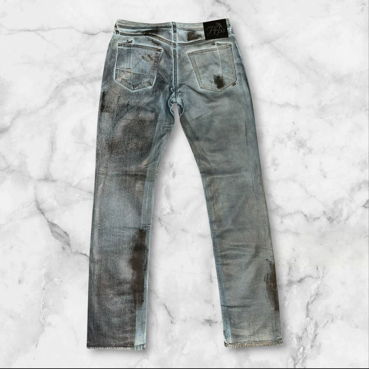 Prps Prps Waxed Jeans Size US 33 - 4 Thumbnail