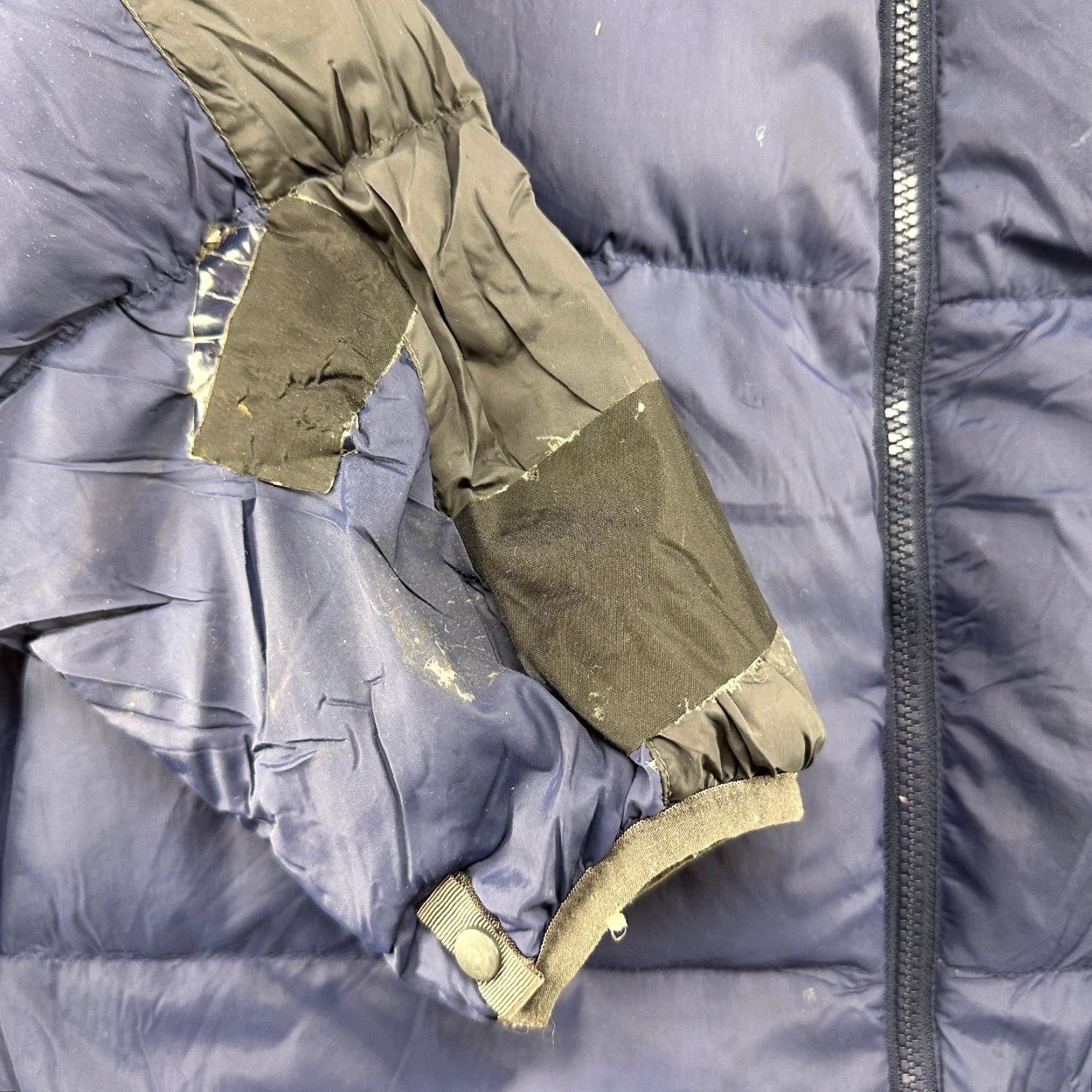 The North Face VINTAGE The North Face Nuptse Puffer Jacket Mens XL Blue Down 550 Packable 90s Flaws Size US XL / EU 56 / 4 - 5 Thumbnail