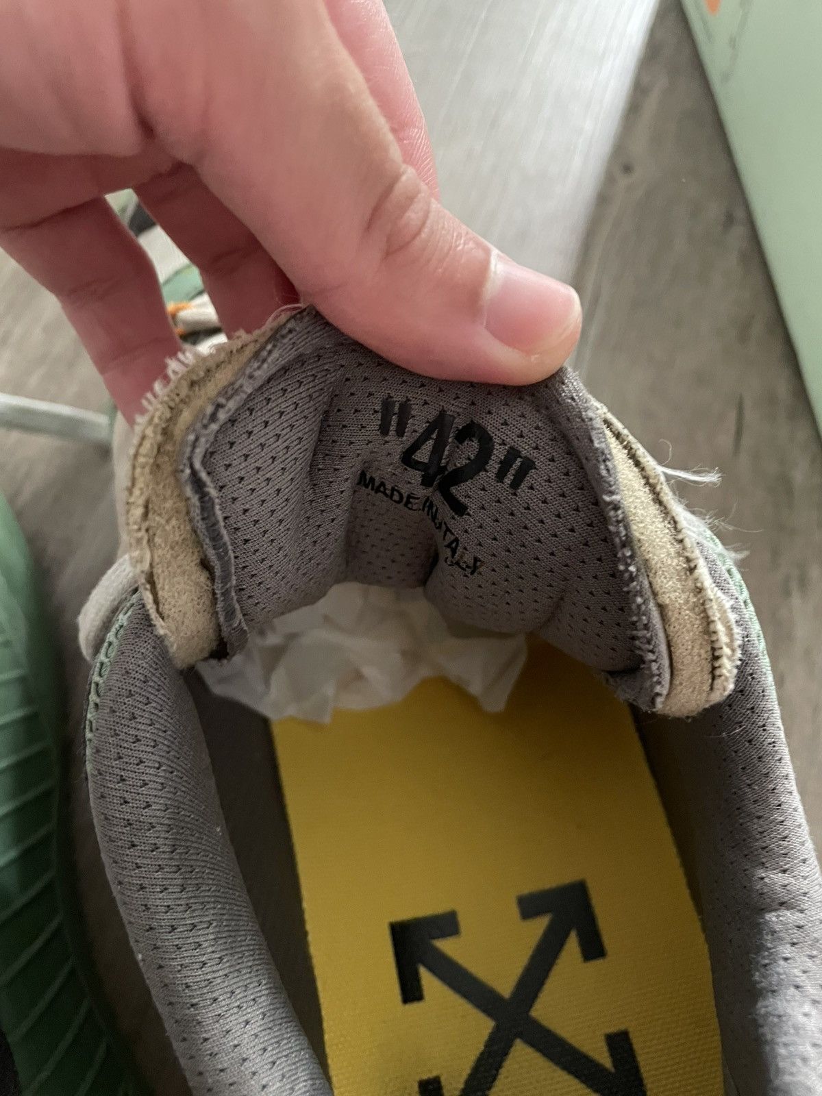Off-White Off white odsy 1000 green Size US 9.5 / EU 42-43 - 8 Thumbnail