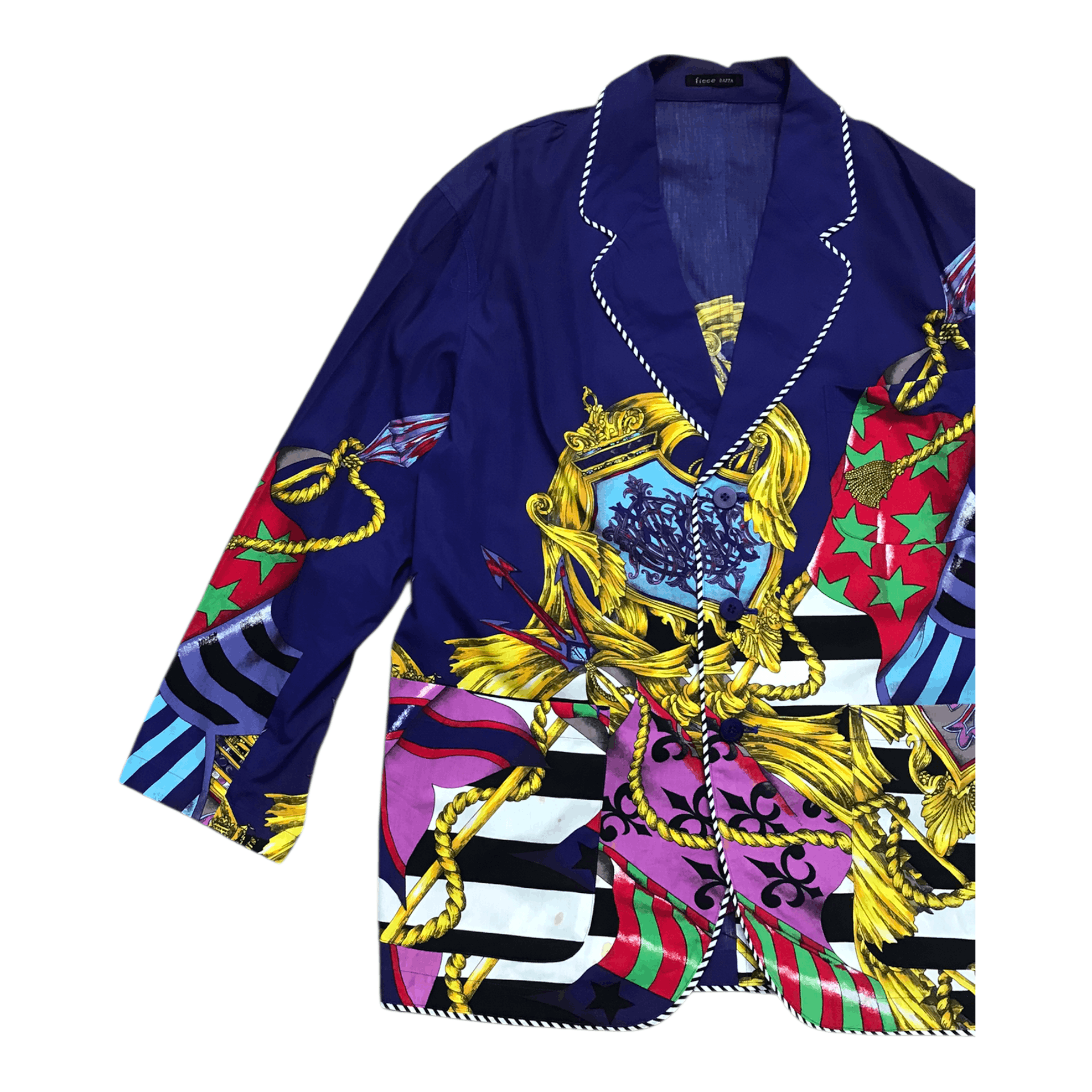 Yoshiyuki Konishi Yoshiyuki Konishi Ficce Full Print Blazer Jacket Size US M / EU 48-50 / 2 - 4 Thumbnail