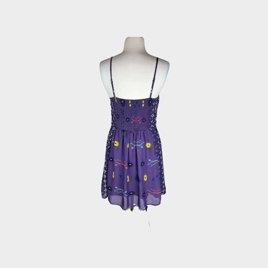 Target Basics Xhilaration | Women's Boho Tribal Sun Dress | Medium Size M / US 6-8 / IT 42-44 - 3 Thumbnail