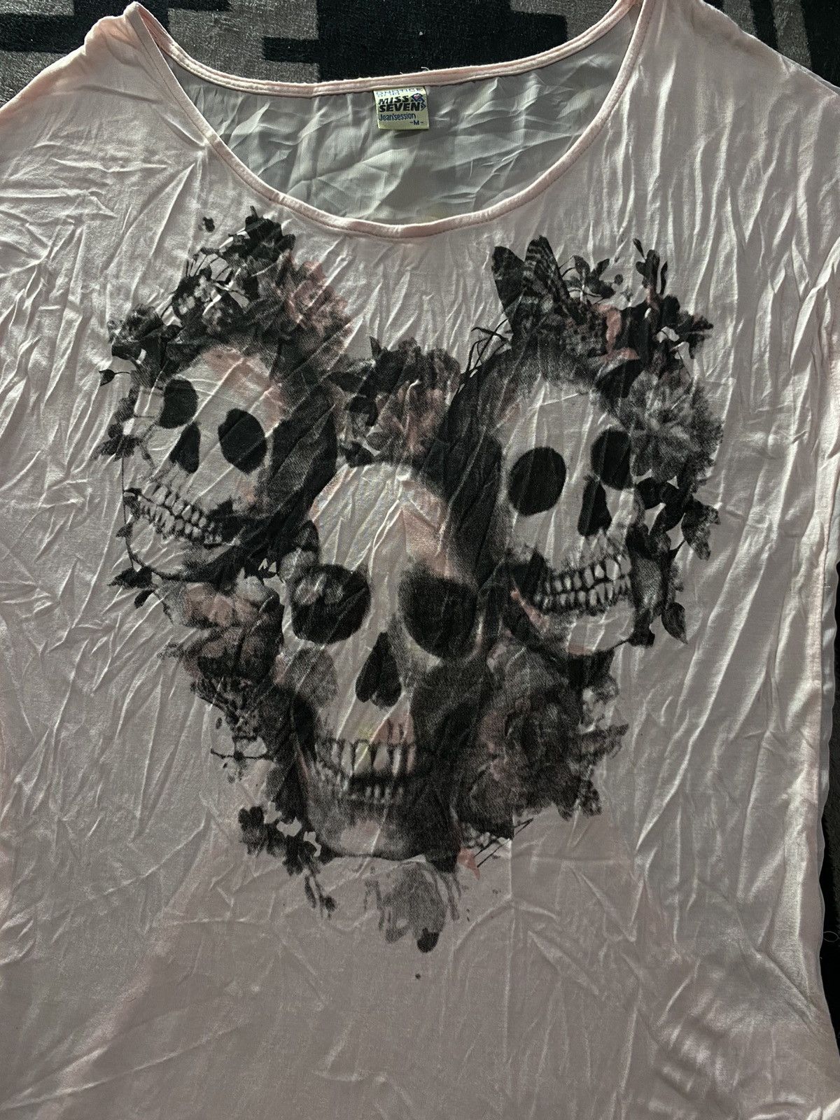 Hysteric Glamour × Japanese Brand Miss seven three skull tshirt Size US M / EU 48-50 / 2 - 2 Thumbnail