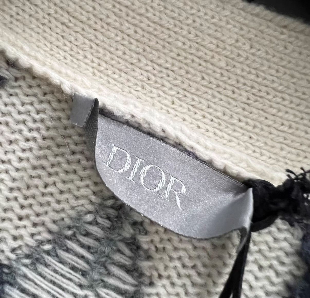 Dior Dior Diamond Jacquard Knit Cardigan J41 Size M / US 6-8 / IT 42-44 - 3 Thumbnail
