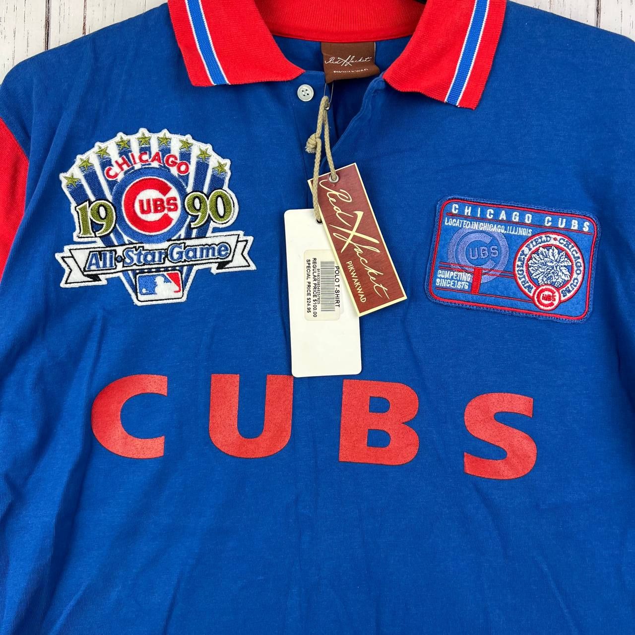 Vintage Chicago Cubs MLB Red X Jacket 1991 Champion Shirt Men New Size US M / EU 48-50 / 2 - 2 Thumbnail