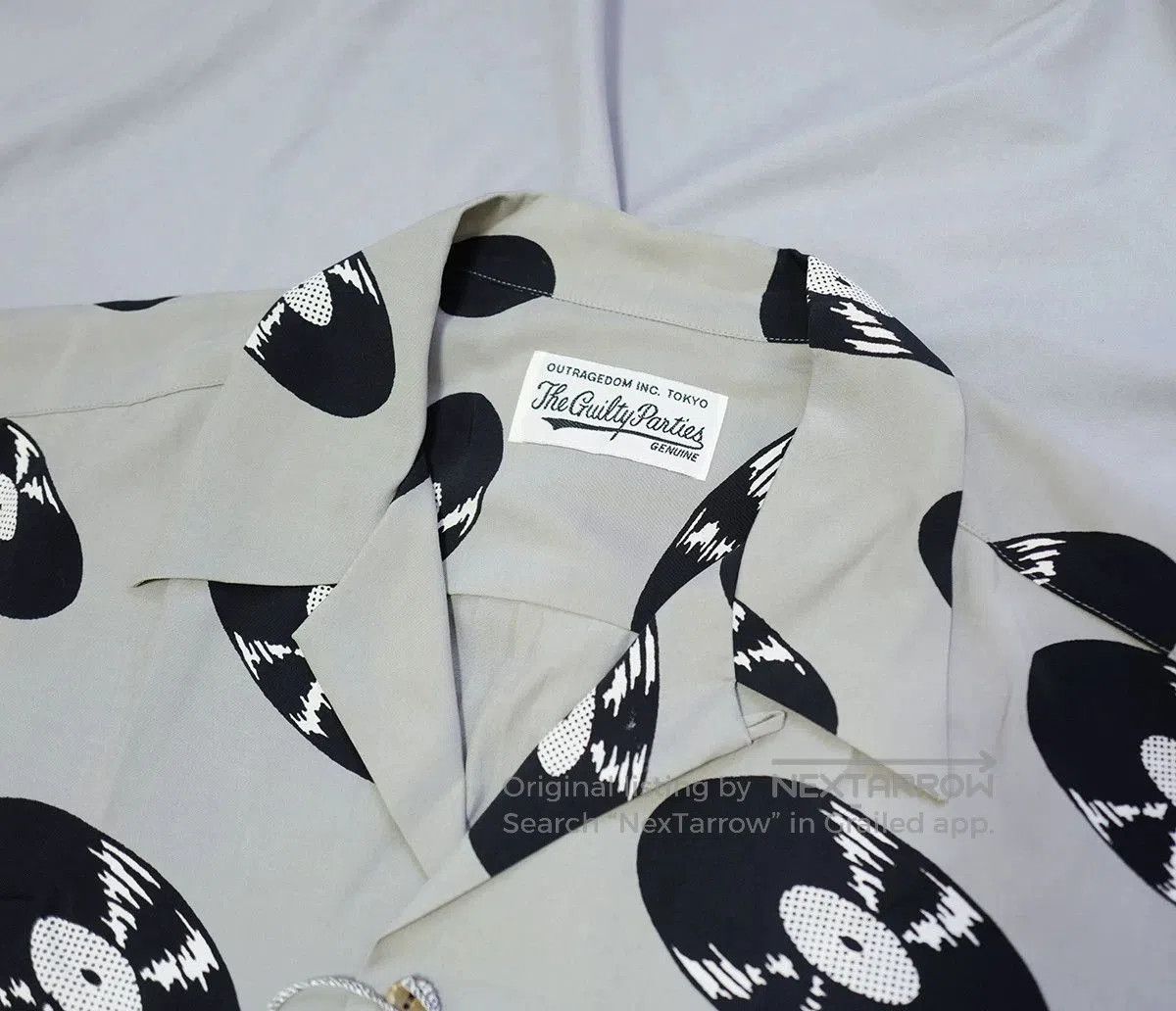 Wacko Maria wacko maria ss hawaiian shirt in gray. Size US XL / EU 56 / 4 - 3 Thumbnail