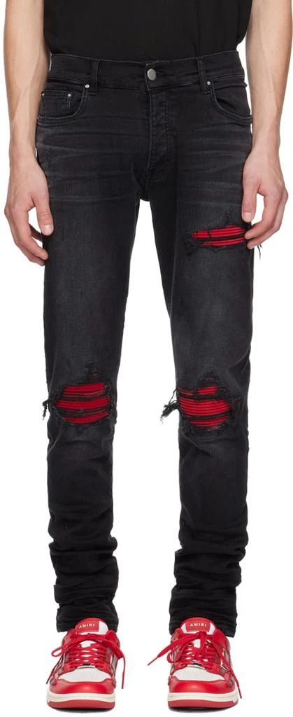 Amiri o1s1wg110725 MX1 Ultra Suede Jeans in Black Size US 34 / EU 50 - 2 Thumbnail