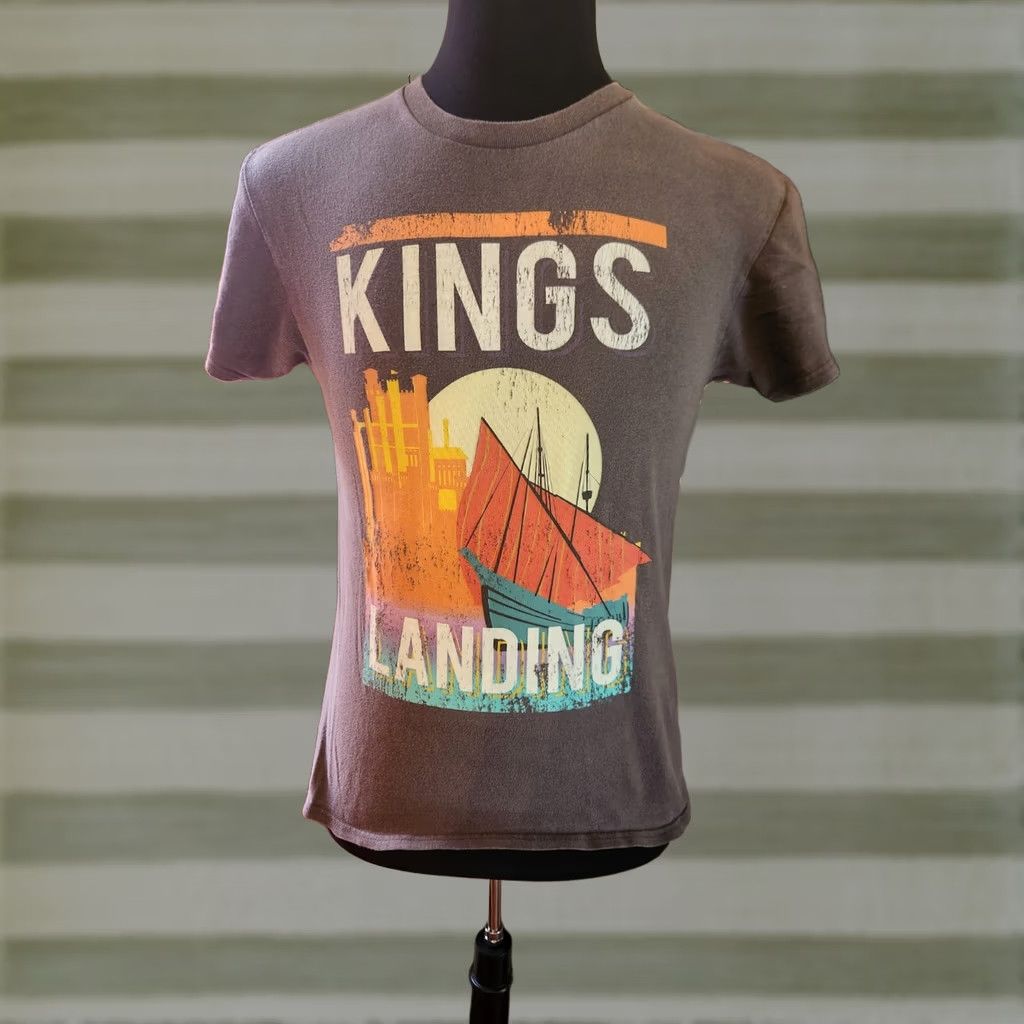 Vintage Game Of Thrones Kings Landing Gray Short Sleeve T-Shirt Size Small Size US S / EU 44-46 / 1 - 1 Thumbnail