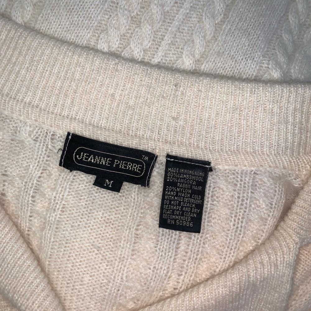 Designer VINTAGE Jeanne Pierre Lambswool/Angora Sweater, M Size M / US 6-8 / IT 42-44 - 5 Thumbnail
