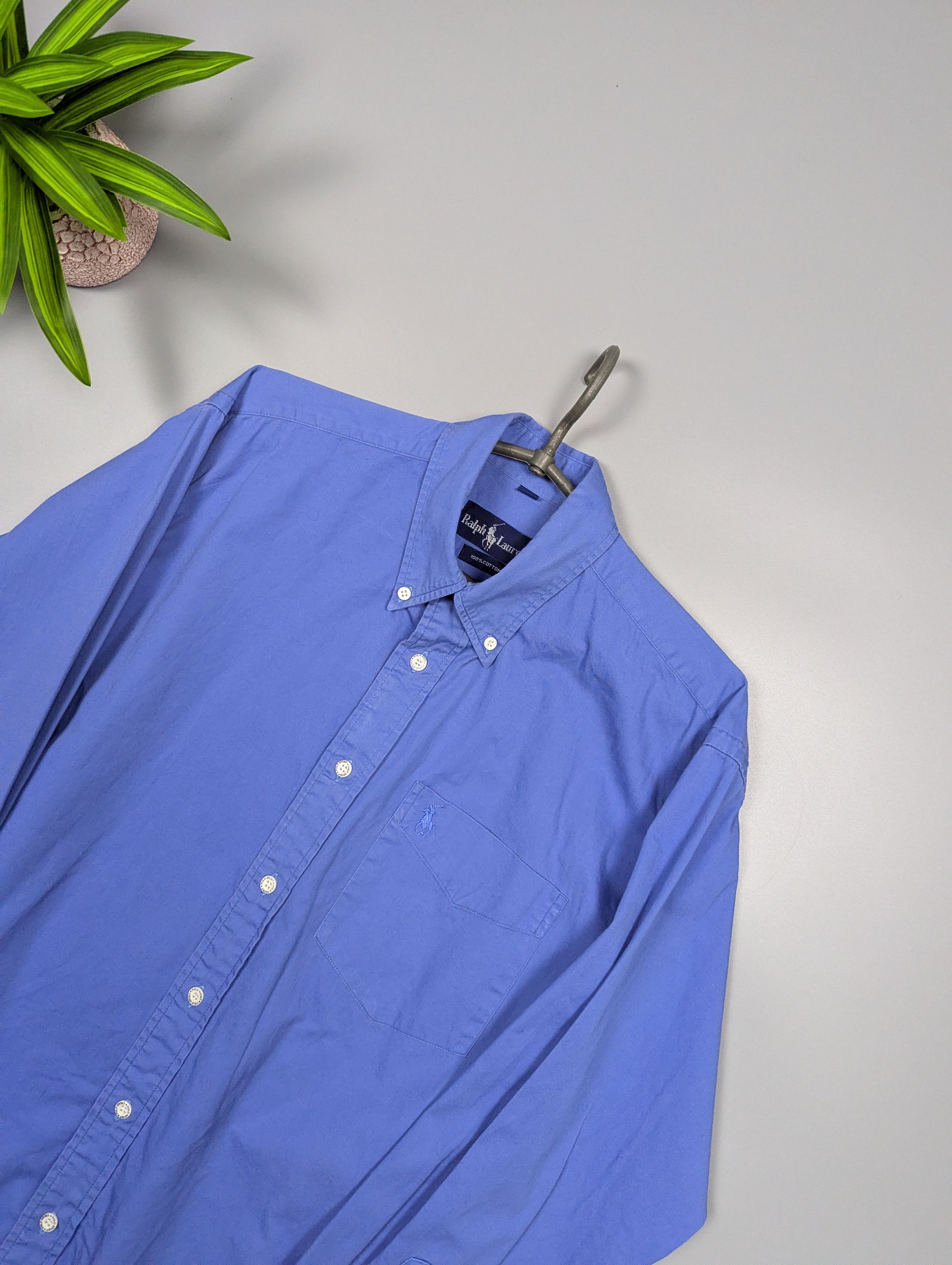 Polo Ralph Lauren Polo Ralph Lauren Vintage Purple Sport Shirt Chest Pocket Size US M / EU 48-50 / 2 - 6 Thumbnail