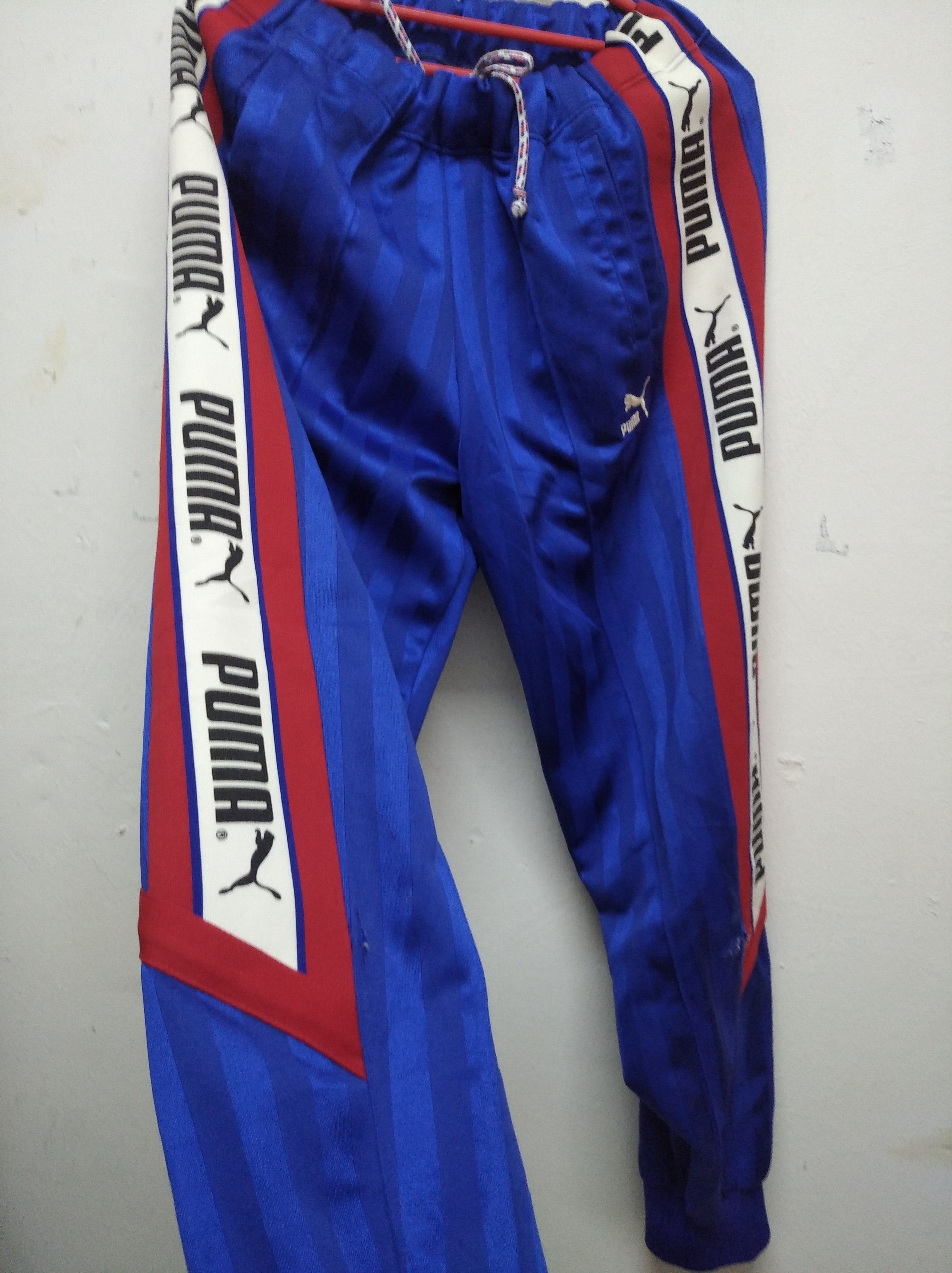 Puma × Vintage Vintage 90's Puma Sidetape logo track pant Size US 34 / EU 50 - 3 Thumbnail