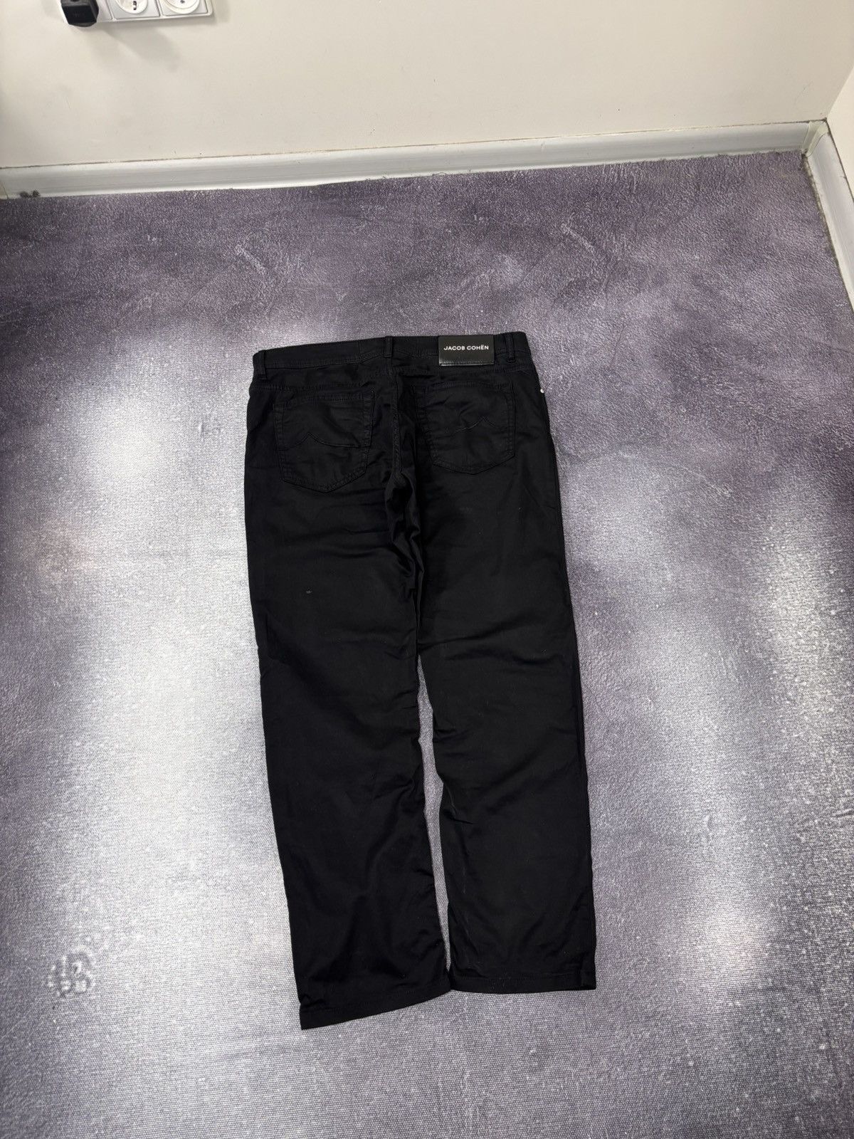 Jacob Cohen Jacob Cohen Men’s Black Cotton Blend Stretch Pants Jeans Size US 35 - 15 Thumbnail