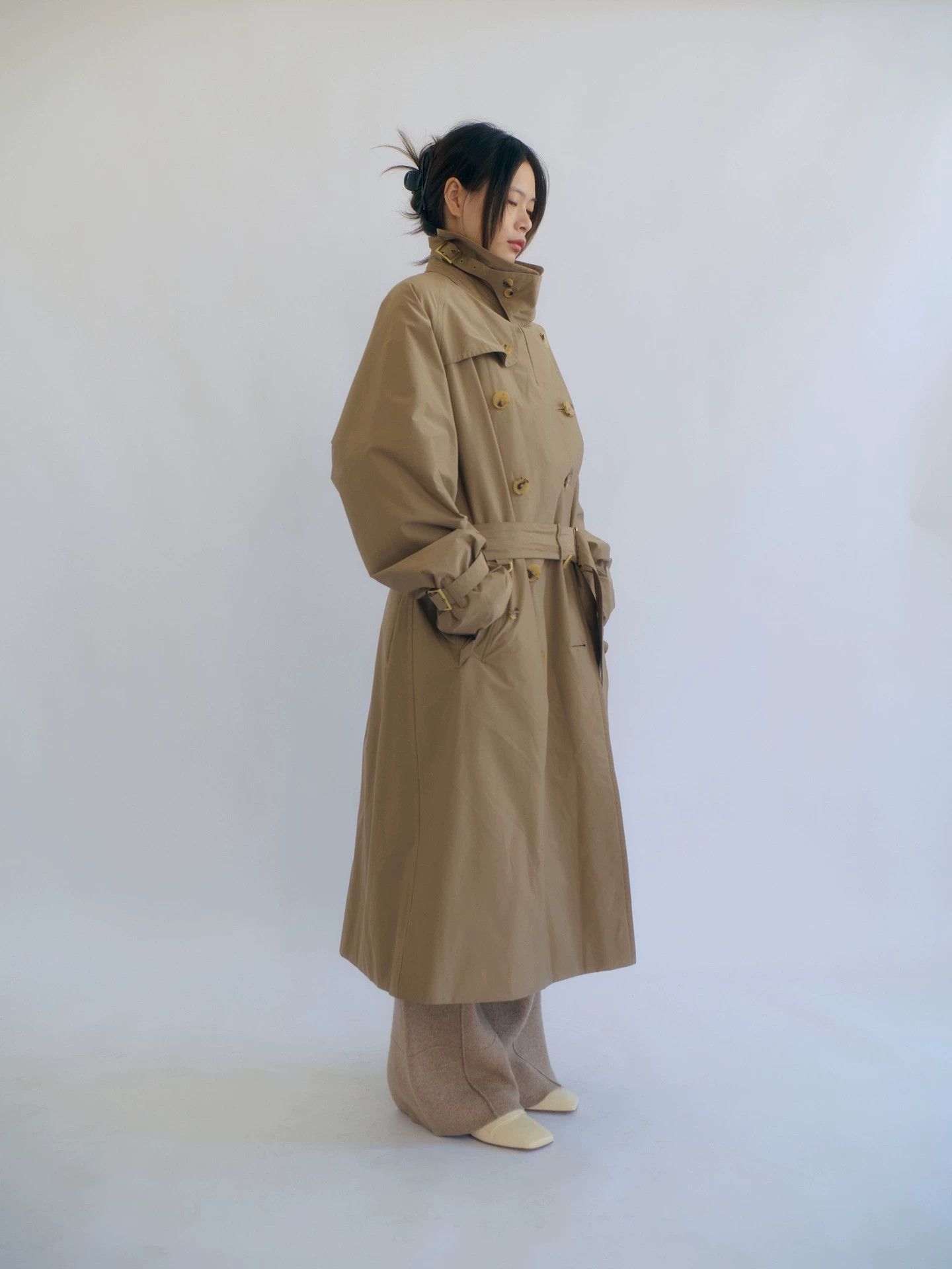 Other COHERENCE Men's ALT Trench Coat XL Made in Japan Size US XL / EU 56 / 4 - 4 Thumbnail