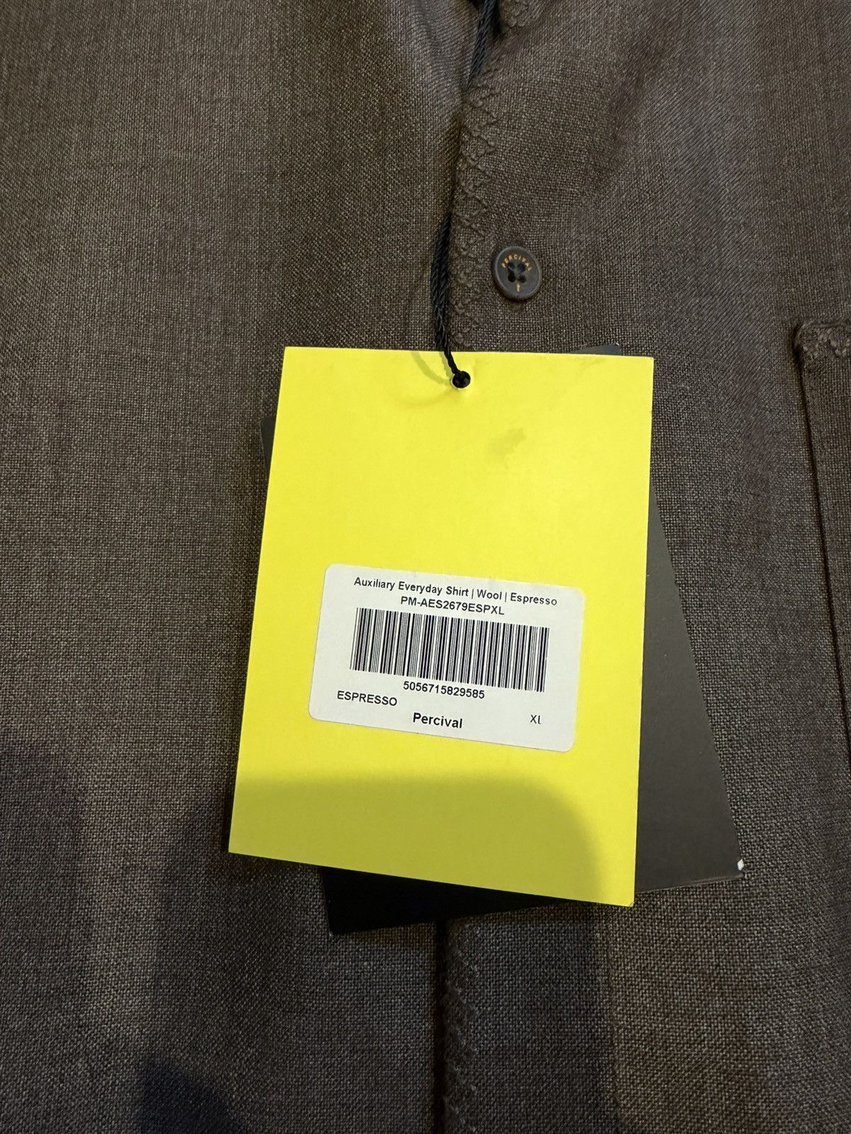 Percival Percival Everyday XL Brown Button Down Shirt Size US XL / EU 56 / 4 - 4 Thumbnail