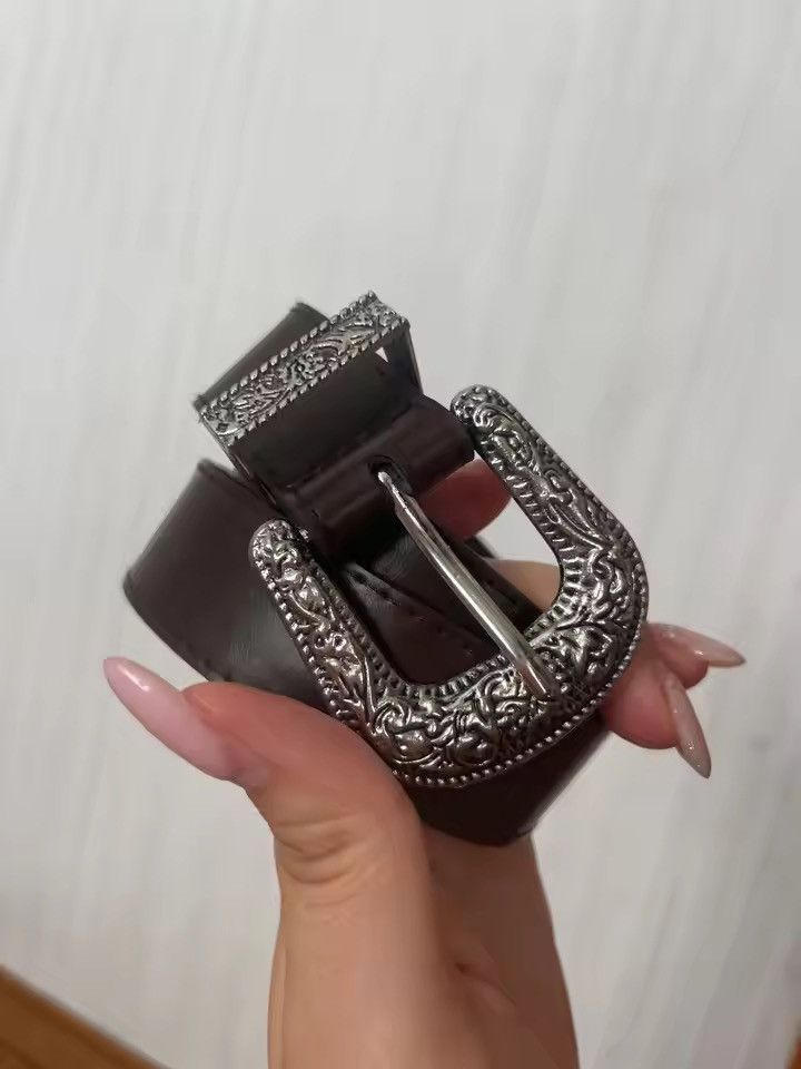 Japanese Brand Y2K Buckle Belt Size 32 - 3 Thumbnail