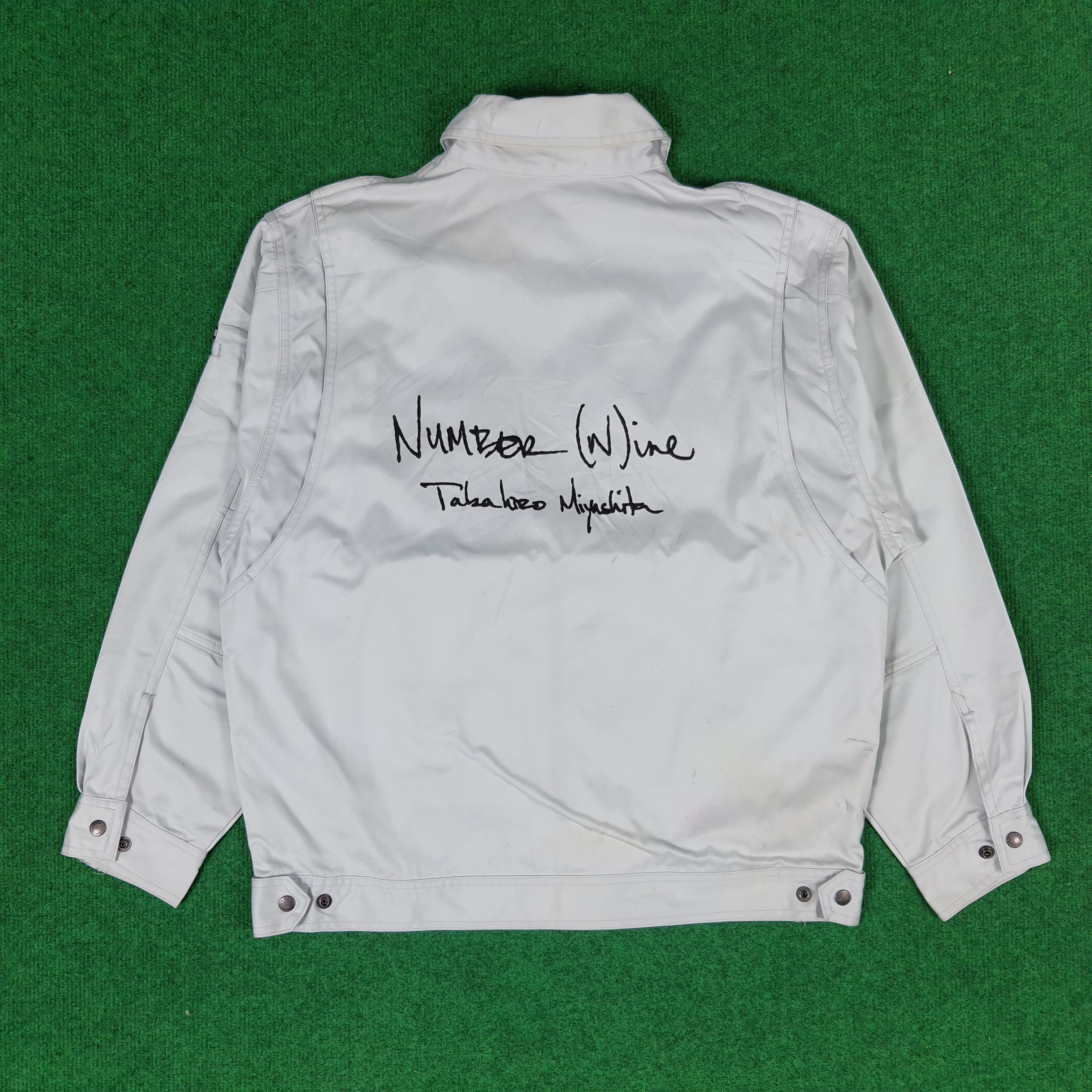 Japanese Brand × Vintage Vintage Custom Number Nine Logo Workwear Jacket Size US M / EU 48-50 / 2 - 1 Thumbnail