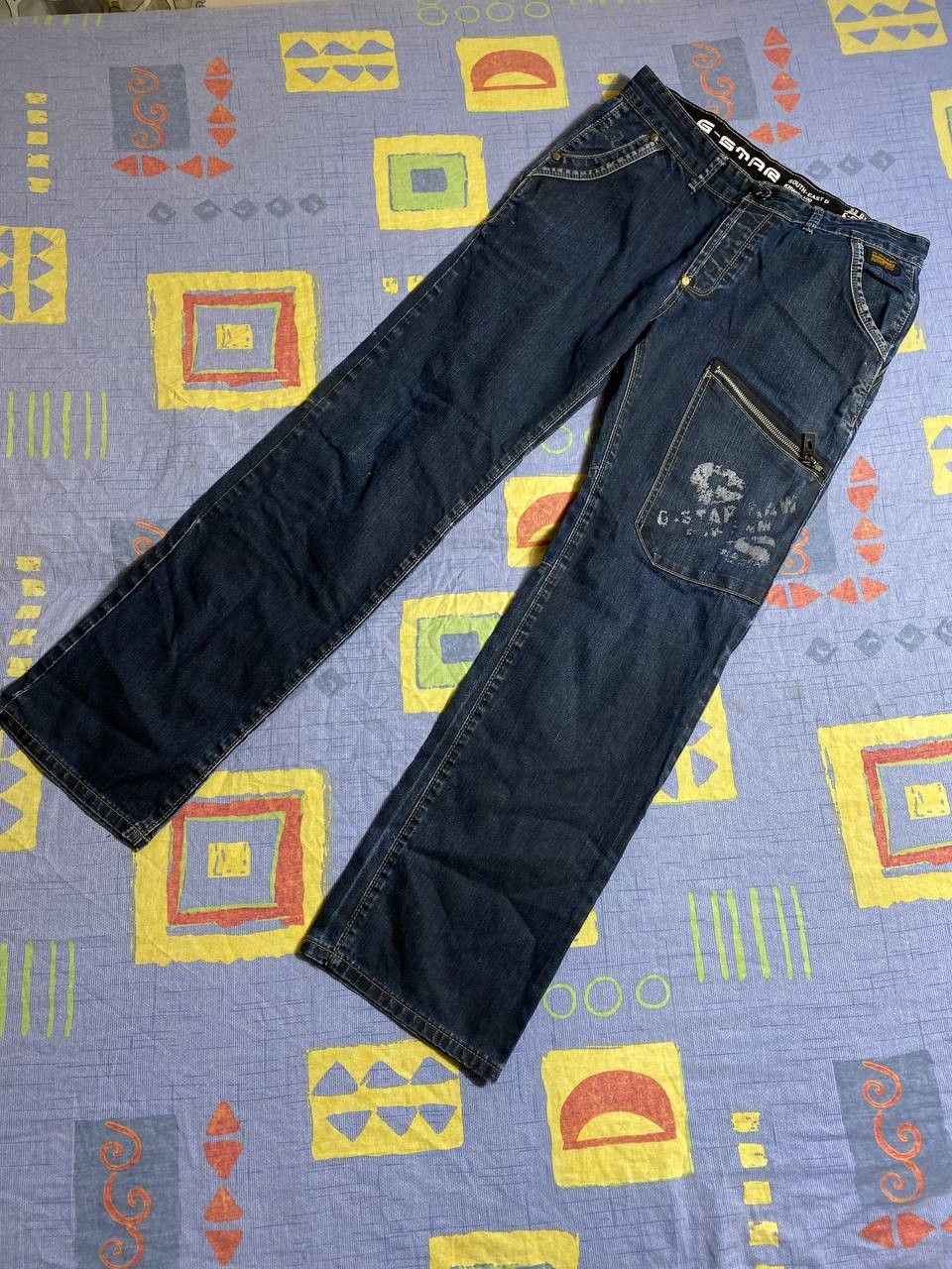 G-Star × Vintage Vintage Gstar jeans Size US 30 / EU 46 - 12 Thumbnail
