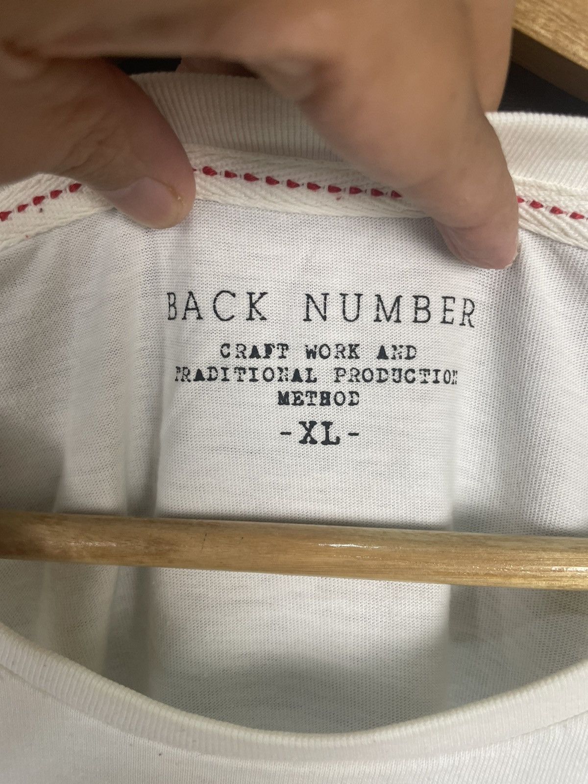Japanese Brand Japanese Brand Back Number Tshirt Size US XL / EU 56 / 4 - 4 Thumbnail