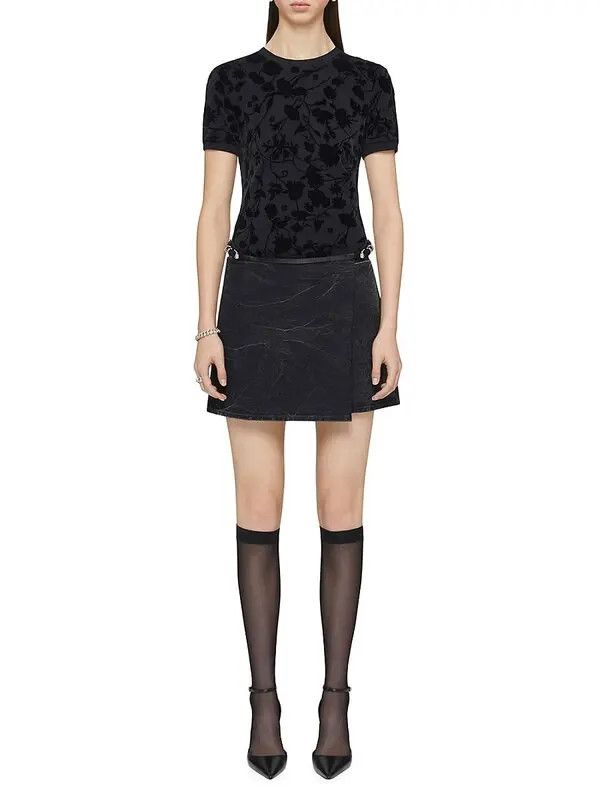Givenchy o1w1db10325 Double Fitted T-Shirt in Black Size L / US 10 / IT 46 - 3 Thumbnail