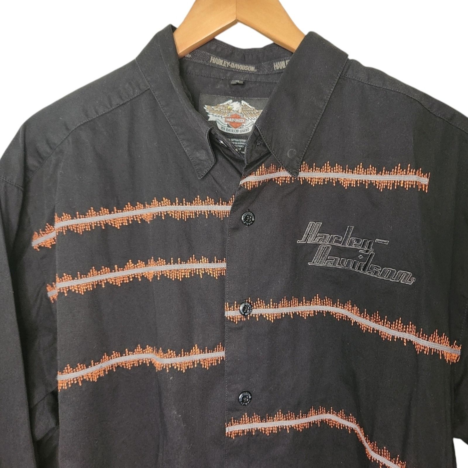 Harley Davidson Harley Davidson mens button down shirt XL Size US XL / EU 56 / 4 - 5 Thumbnail