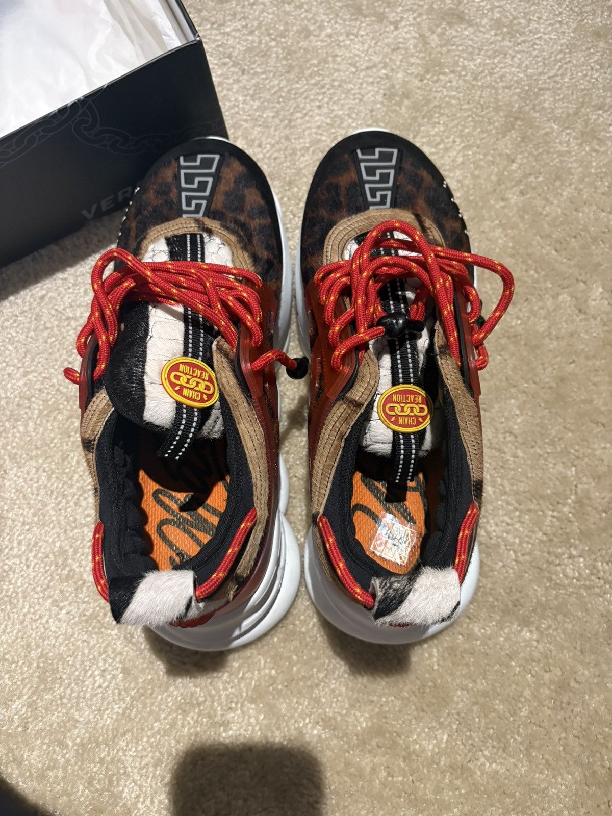Versace Versace multi color safari sneakers Size US 11.5 / EU 44-45 - 7 Thumbnail