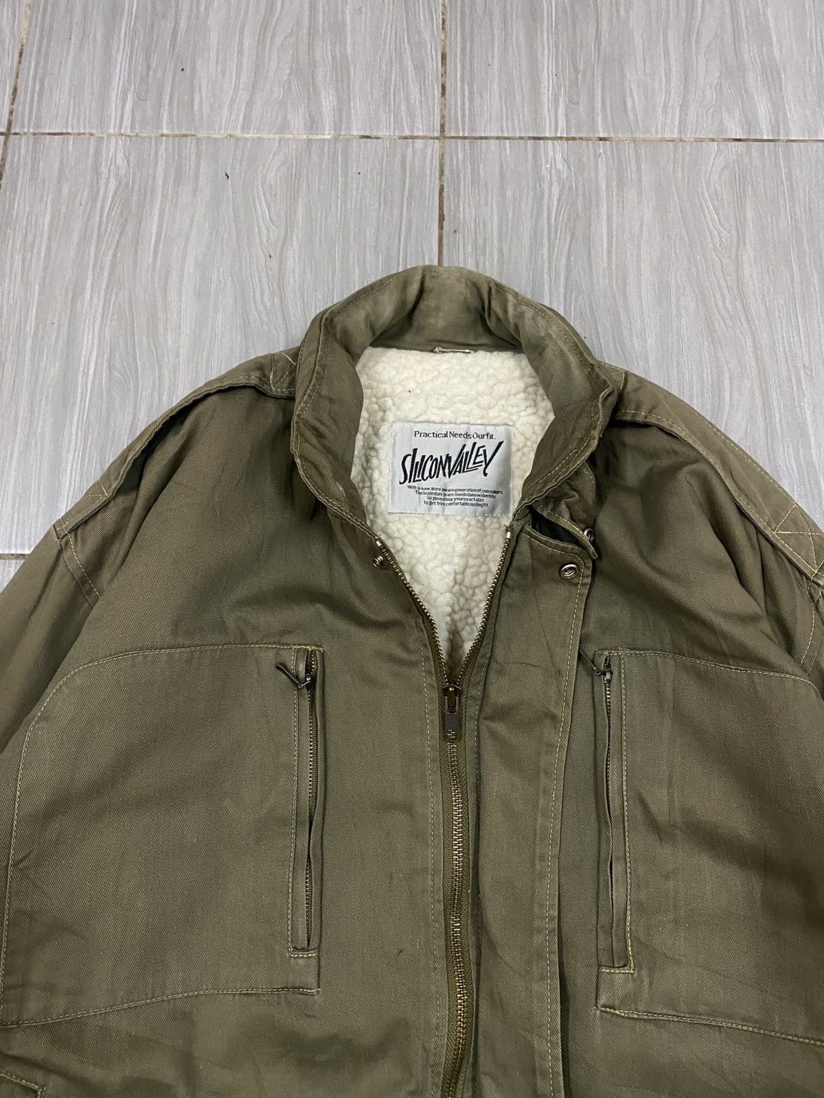 Issey Miyake Vintage Utility Bomber Jacket | Issey Miyake Style | Olive Size US M / EU 48-50 / 2 - 5 Thumbnail
