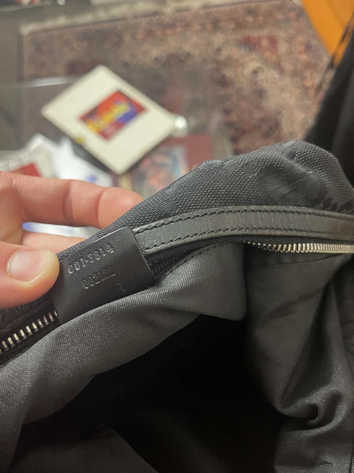 Gucci Gucci - Black Monogram Shoulder Bag Size ONE SIZE - 9 Thumbnail