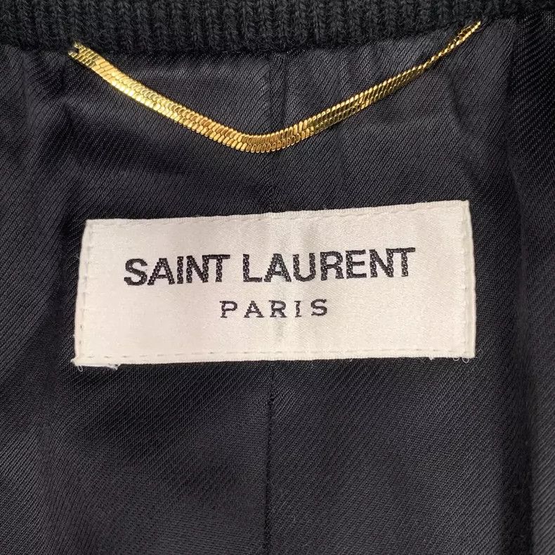 Saint Laurent Paris Saint Laurent Paris size 36 Black wool stand-up collar sin Size XS / US 0-2 / IT 36-38 - 4 Thumbnail