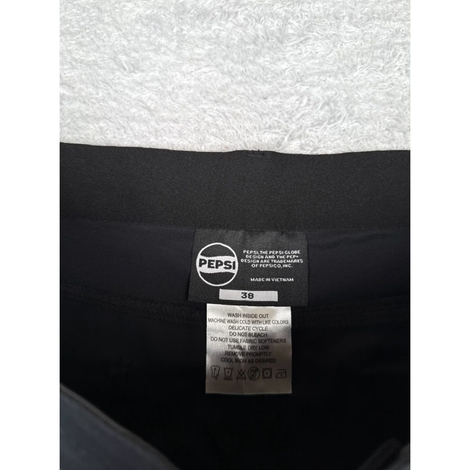 Vintage Pepsi PM-SHORT Workwear Shorts Adult 38 Men Black Cotton 10 Ins Blue Stripe Size US 38 / EU 54 - 7 Thumbnail