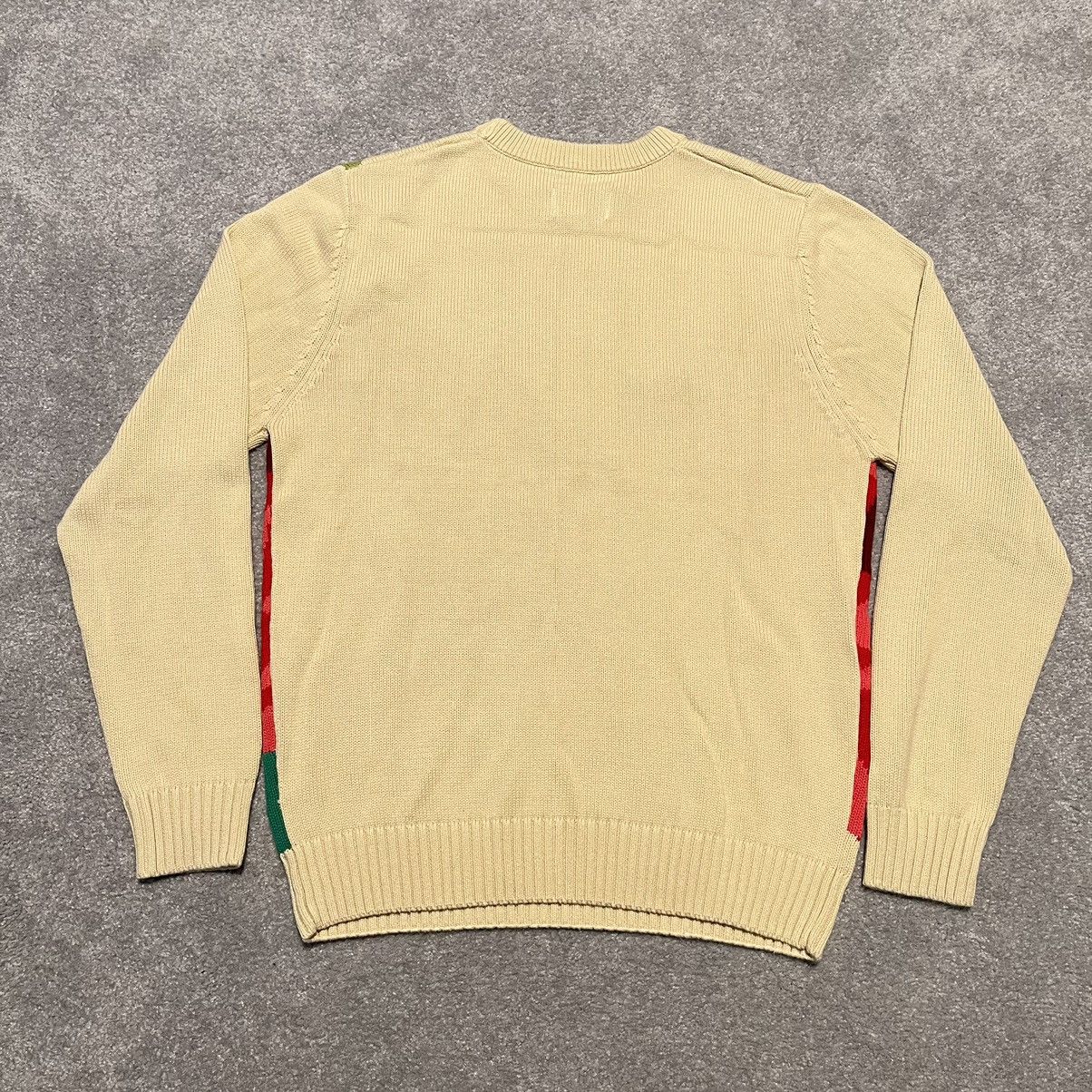 Golf Wang Golf Wang Raspberry Knit Sweater - Cream Size US XS / EU 42 / 0 - 2 Thumbnail