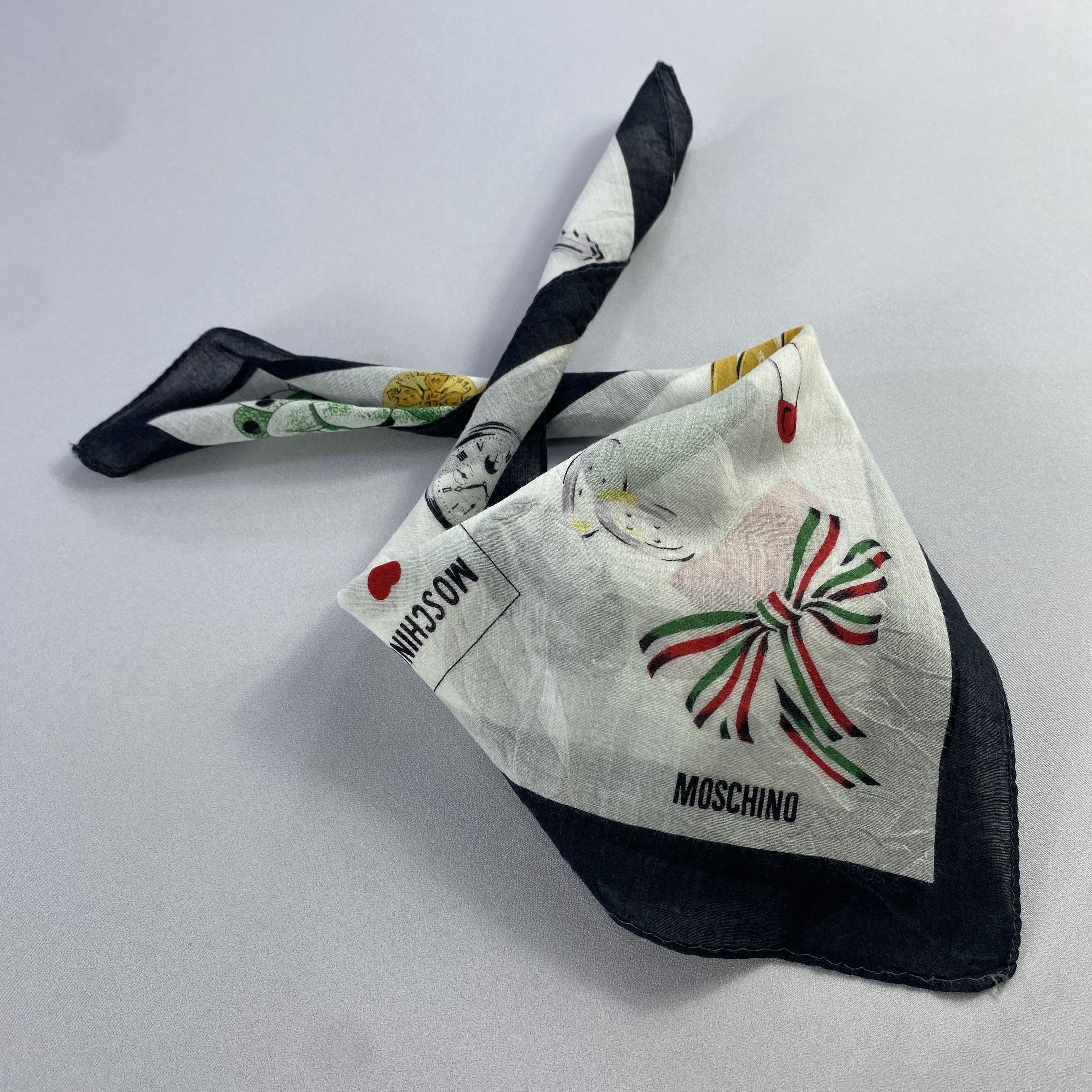 Moschino × Vintage Moschino Bandana/ Handkerchief / Neckerchief Size ONE SIZE - 2 Thumbnail