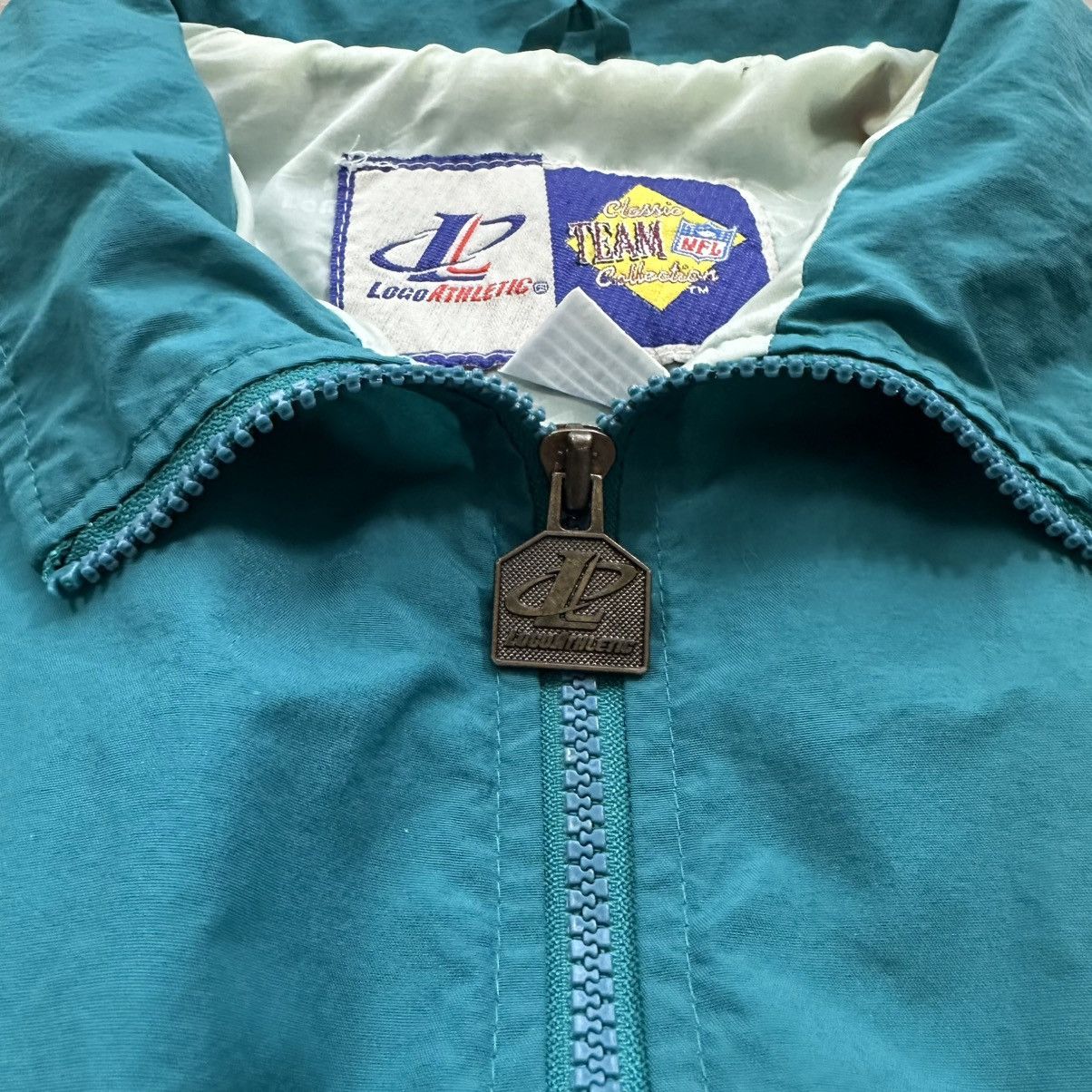 Logo Athletic Vintage 90s Logo Athletic Miami Dolphins Windbreaker Jacket Size US L / EU 52-54 / 3 - 13 Thumbnail