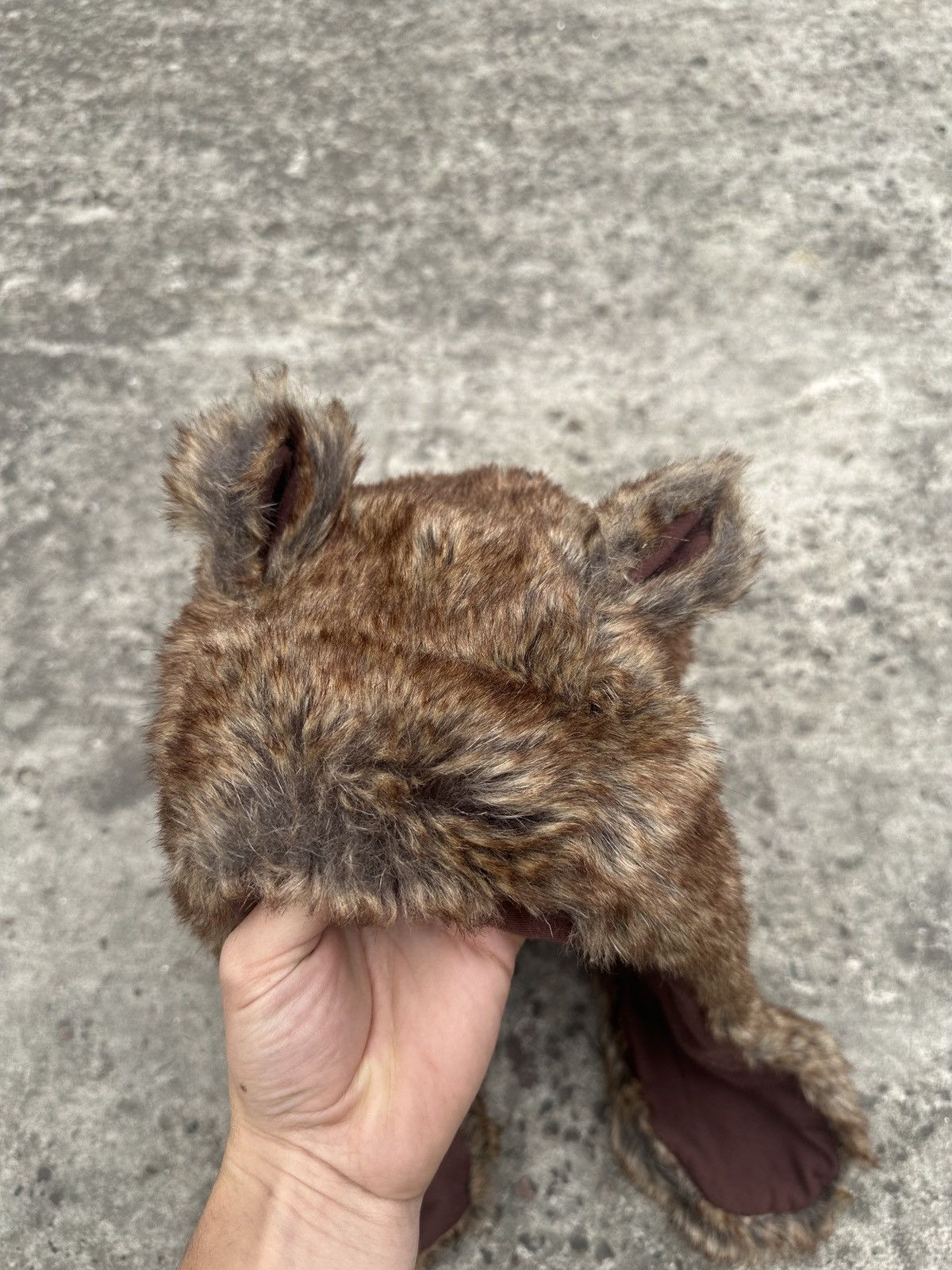 Other Y2K Vintage Fur Ushanka Hat Alt Bears Ears USA Casual Fuzzy Size ONE SIZE - 2 Thumbnail