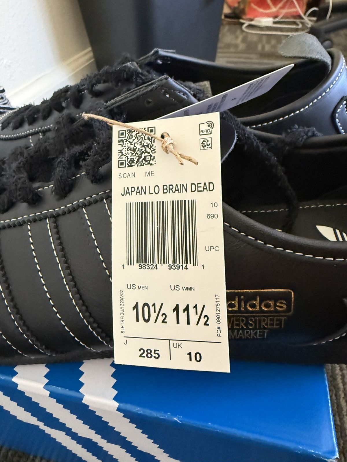 Adidas × Brain Dead Brain Dead x Dover Street Market Adidas Japan Lo Black Size US 10.5 / EU 43-44 - 13 Thumbnail