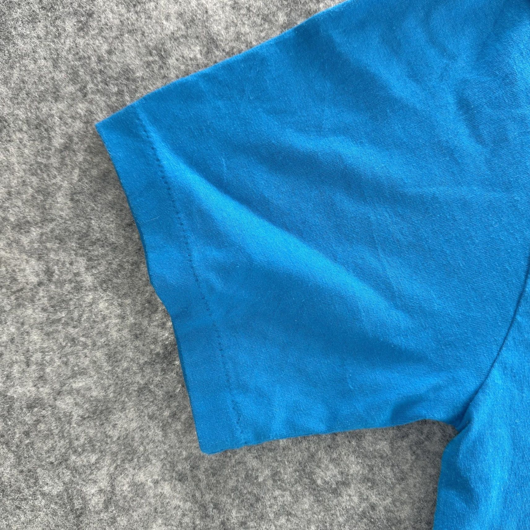 Vintage VINTAGE Paramount Sportswear Shirt Mens L Blue Blank Single Stitch Made USA 80s Size US L / EU 52-54 / 3 - 5 Thumbnail