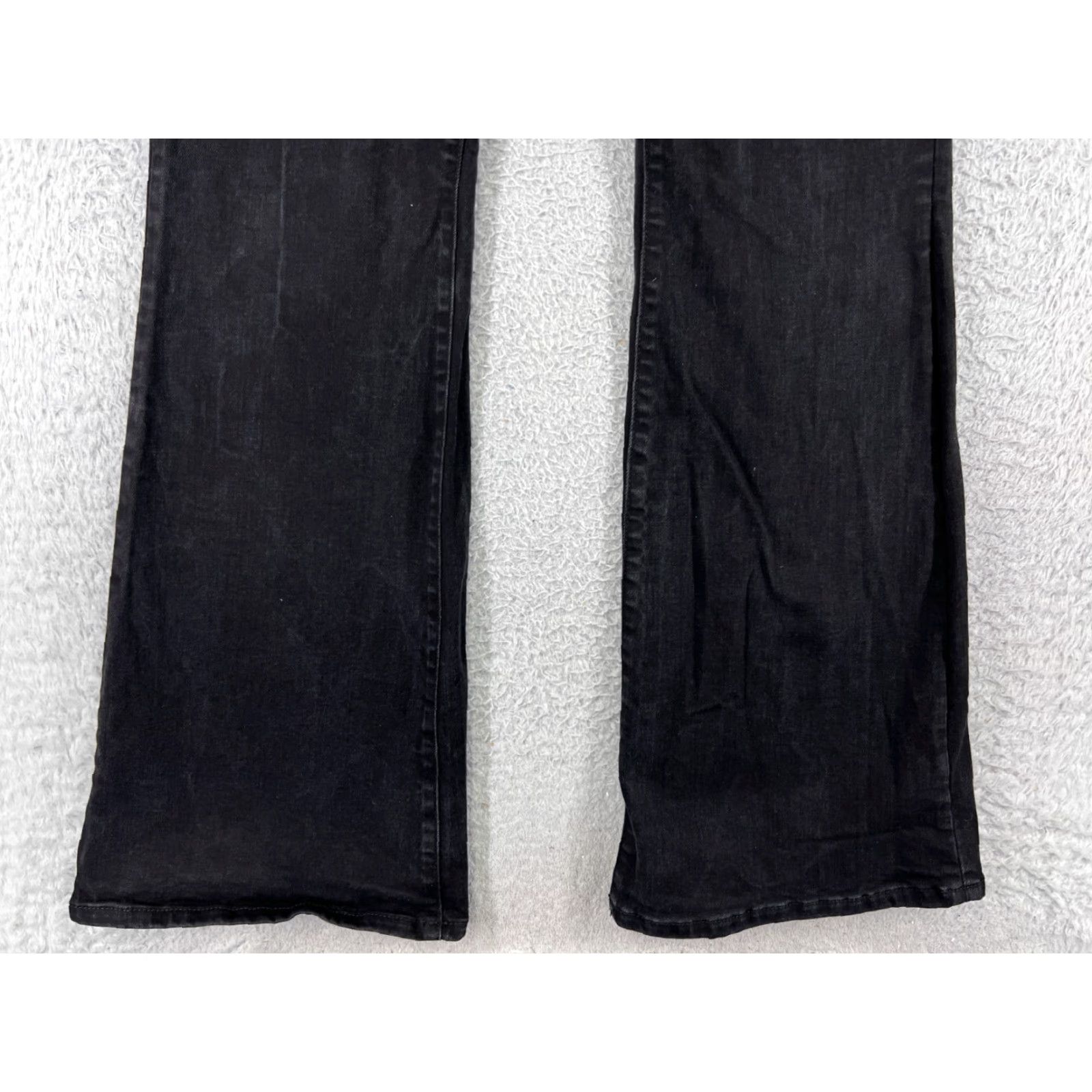Vintage Universal Thread Jeans Womens 6 Black Denim Cotton Bootcut 26x29 Size 28" / US 6 / IT 42 - 5 Thumbnail