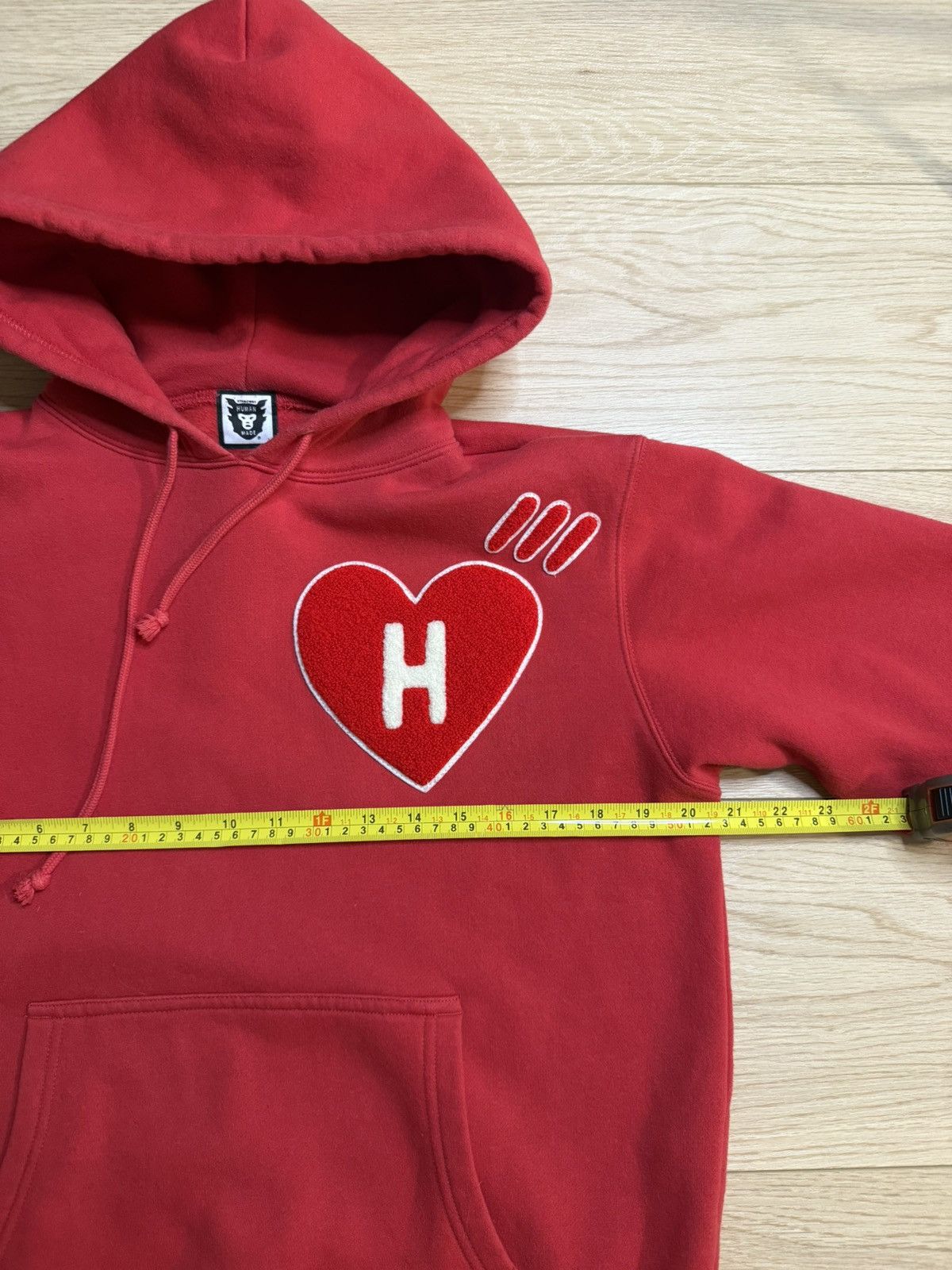 Human Made Human Made Nigo Happiness Rewind Red Hoodie Size US M / EU 48-50 / 2 - 6 Thumbnail