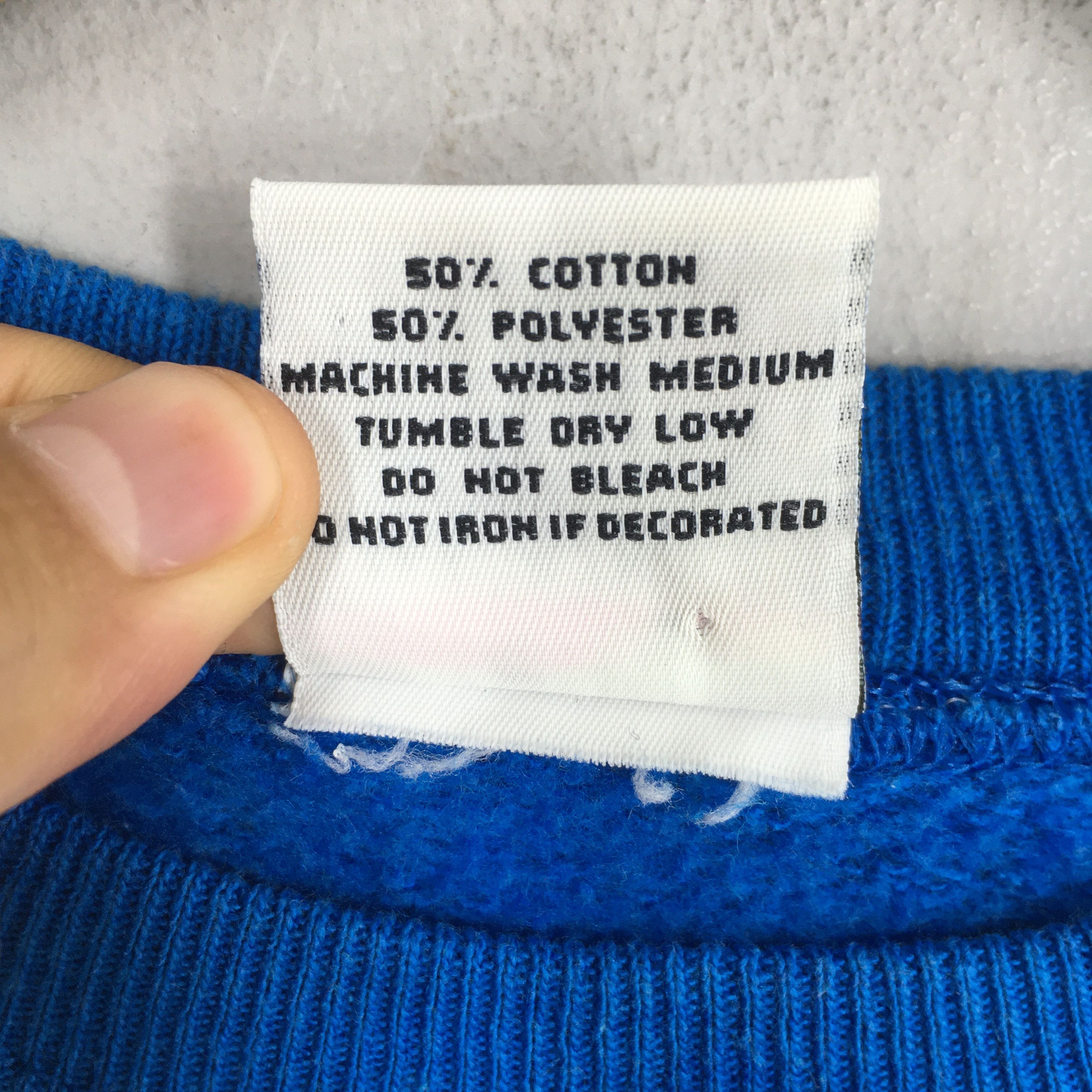 Maui and Sons × Vintage Vintage 90's Maui & Sons Blue Sweatshirt Small Size US S / EU 44-46 / 1 - 6 Thumbnail