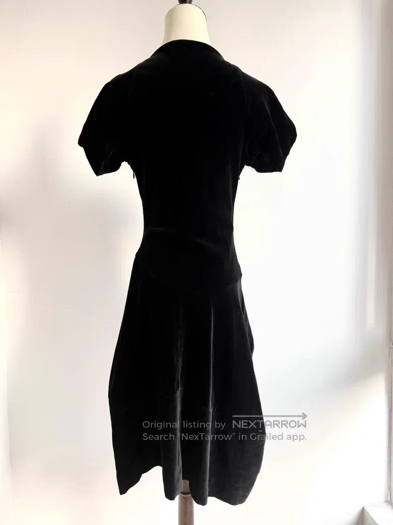 Vivienne Westwood Vivienne Westwood Black Velvet Asymmetrical Draped Collar Size L / US 10 / IT 46 - 5 Thumbnail