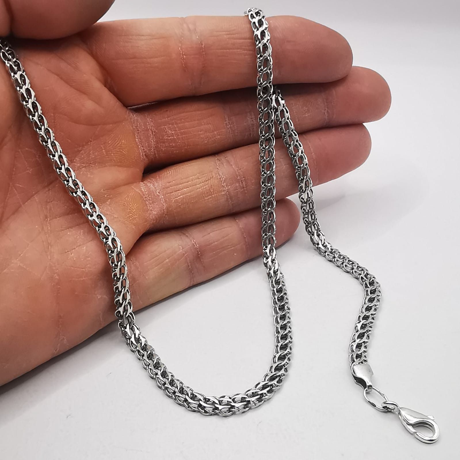 Sterling Silver Vintage Fine Jewelry Chain, 925 Sterling Silver 13,46 g Size ONE SIZE - 7 Thumbnail
