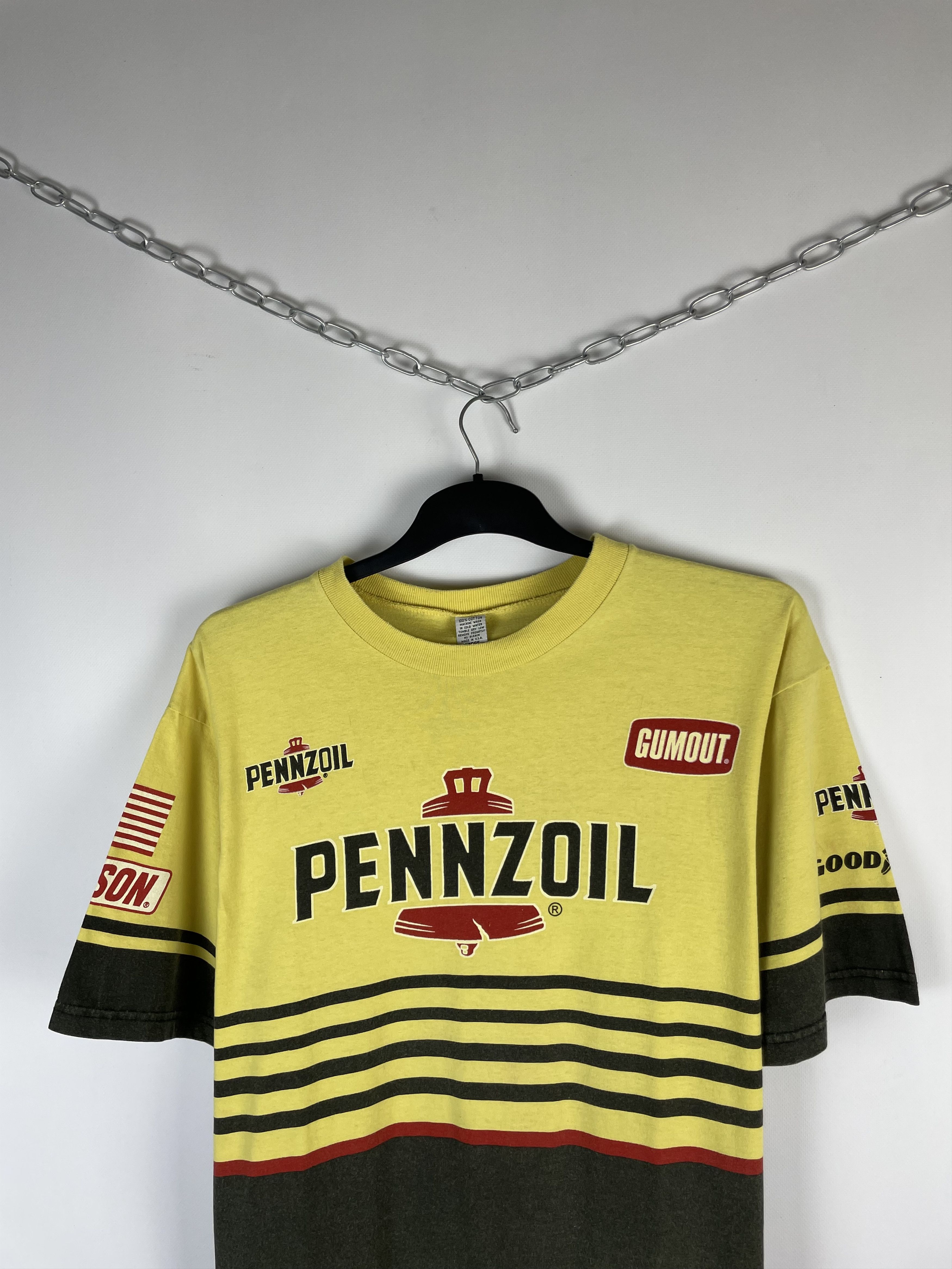 Vintage VINTAGE PENZOIL T SHIRT 90S Size US L / EU 52-54 / 3 - 3 Thumbnail