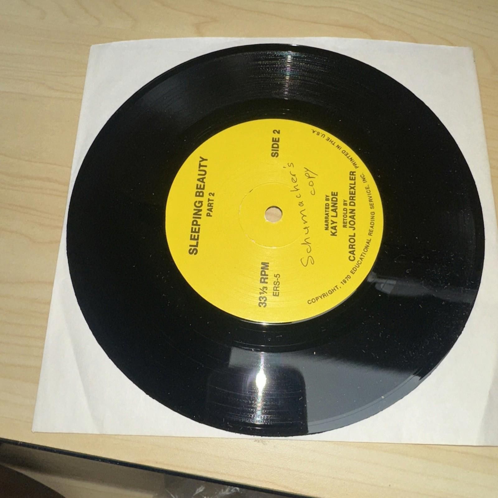 Other Sleeping Beauty Educational Reading Service Book & 45 RPM Size ONE SIZE - 7 Thumbnail
