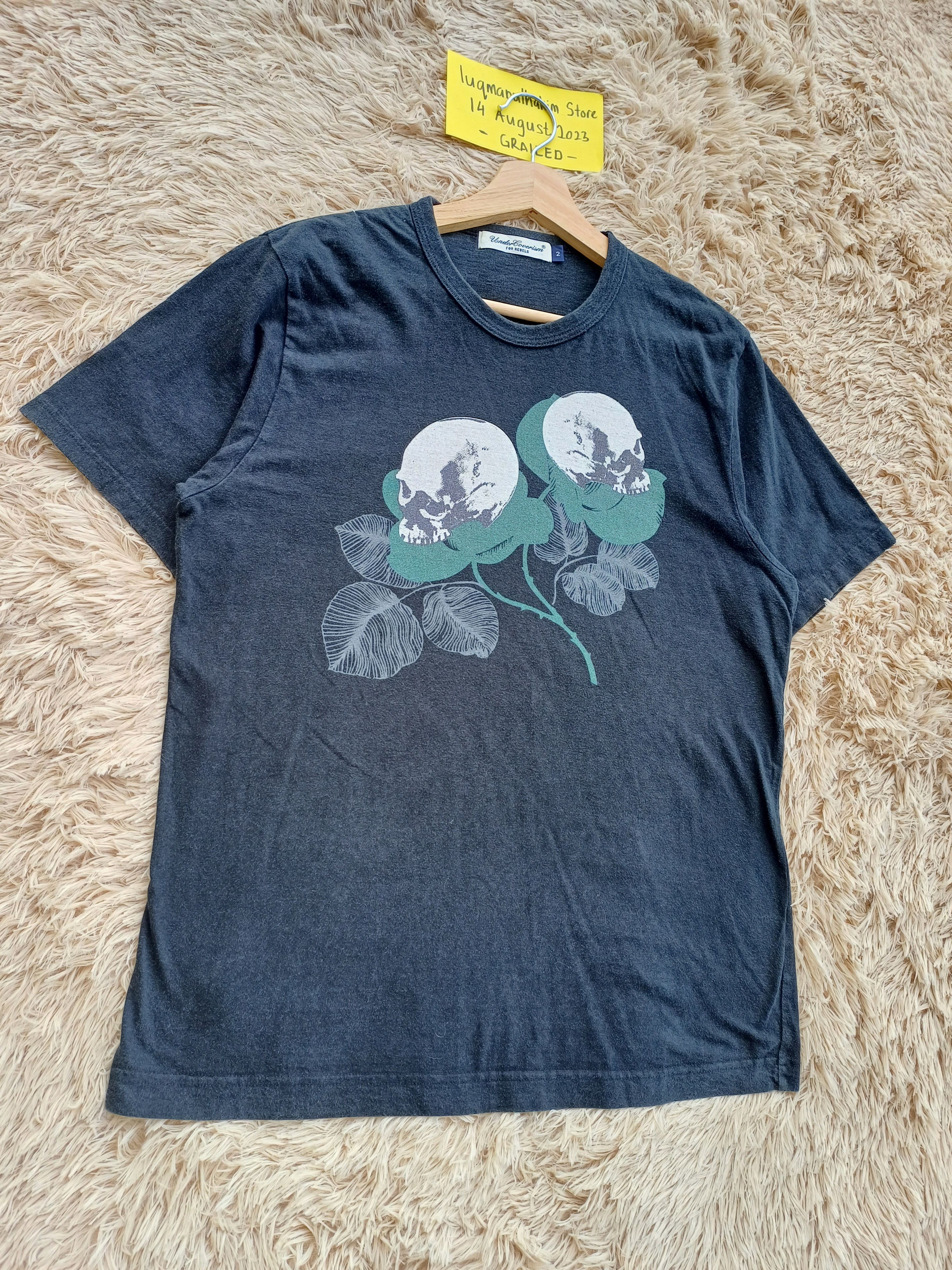 Rarest Undercover Skulls in Flowers Tshirt